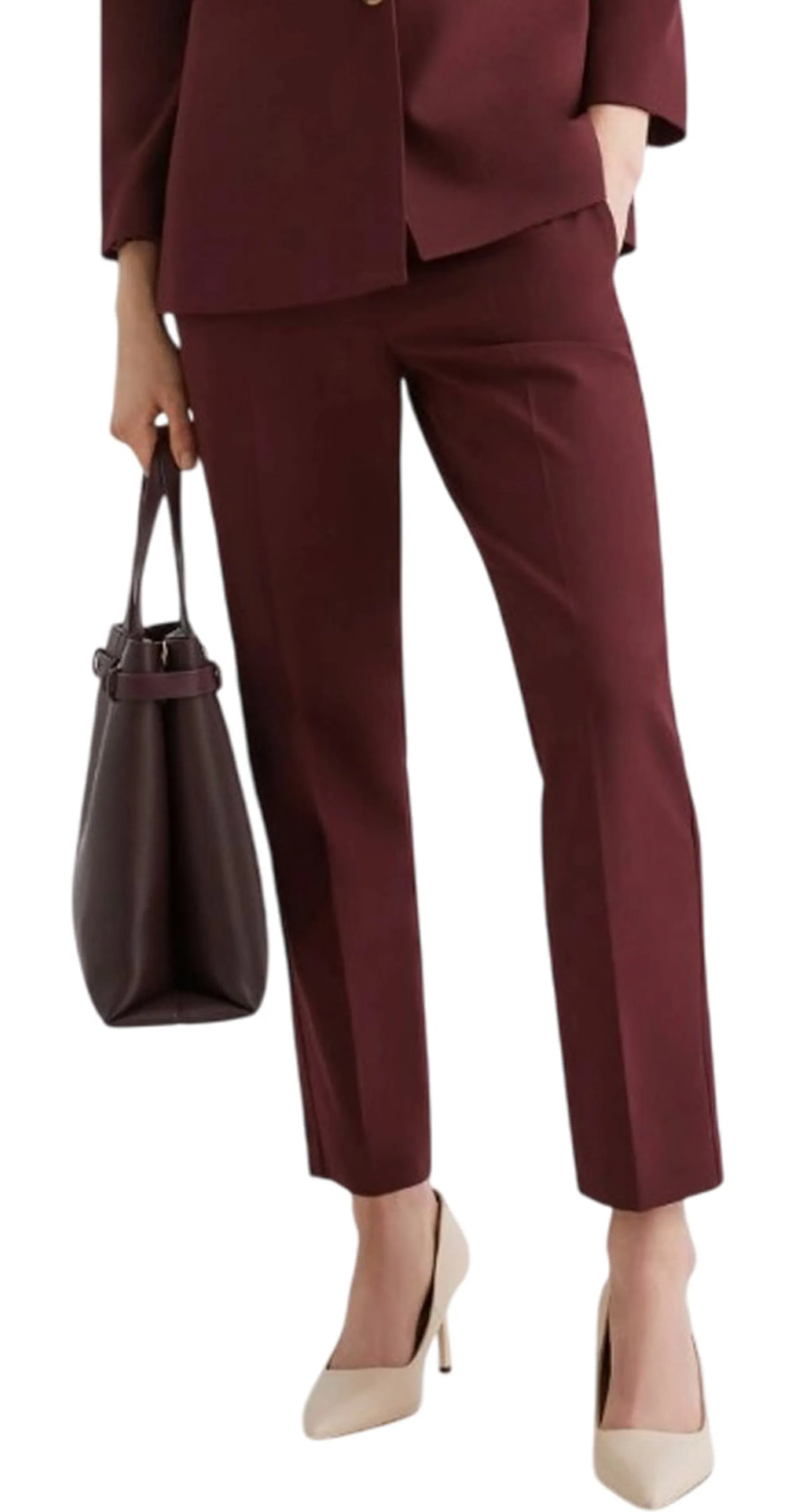 Marella Pantalone Leccio Bordeaux 2523136291 163618