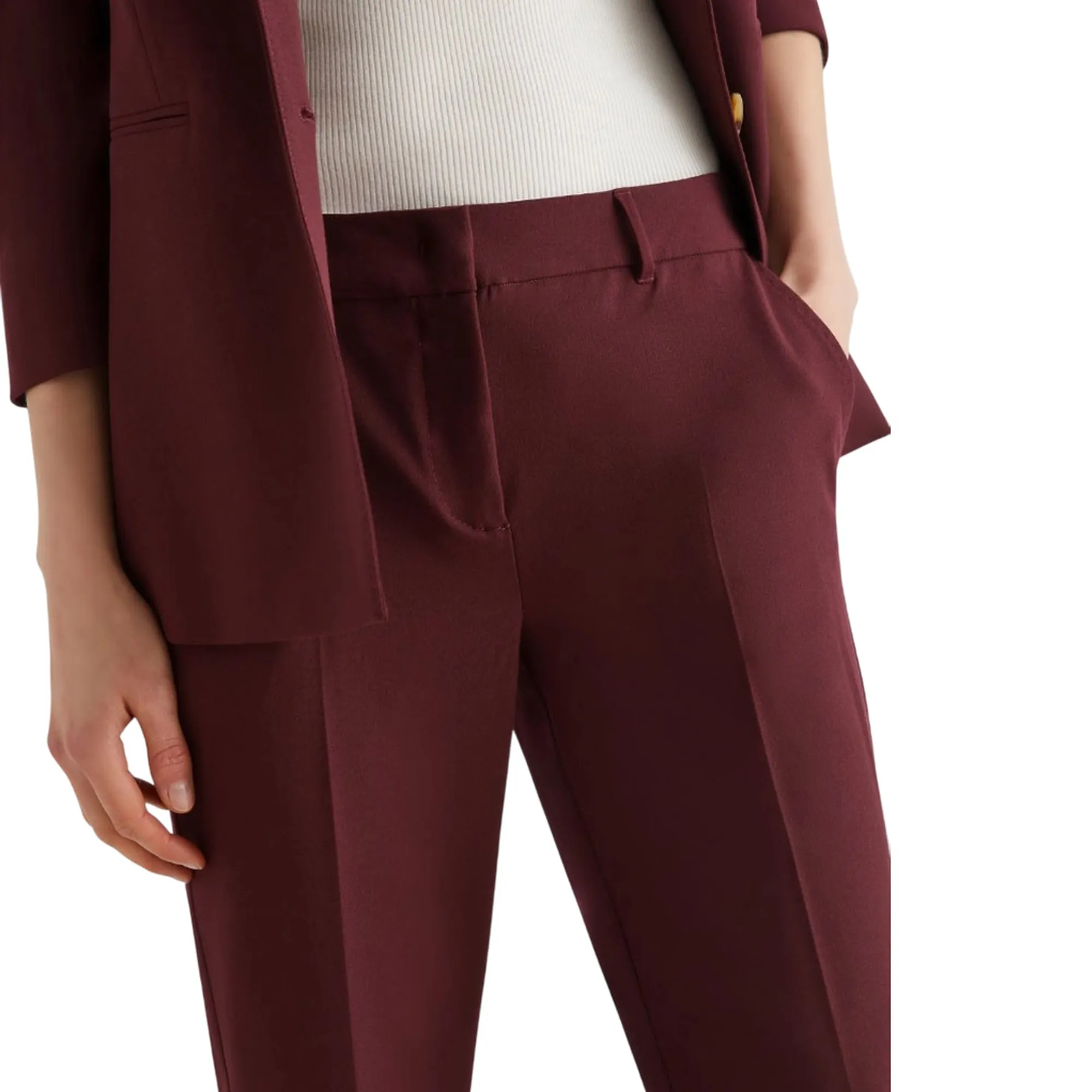 Marella Pantalone Leccio Bordeaux 2523136291 163621