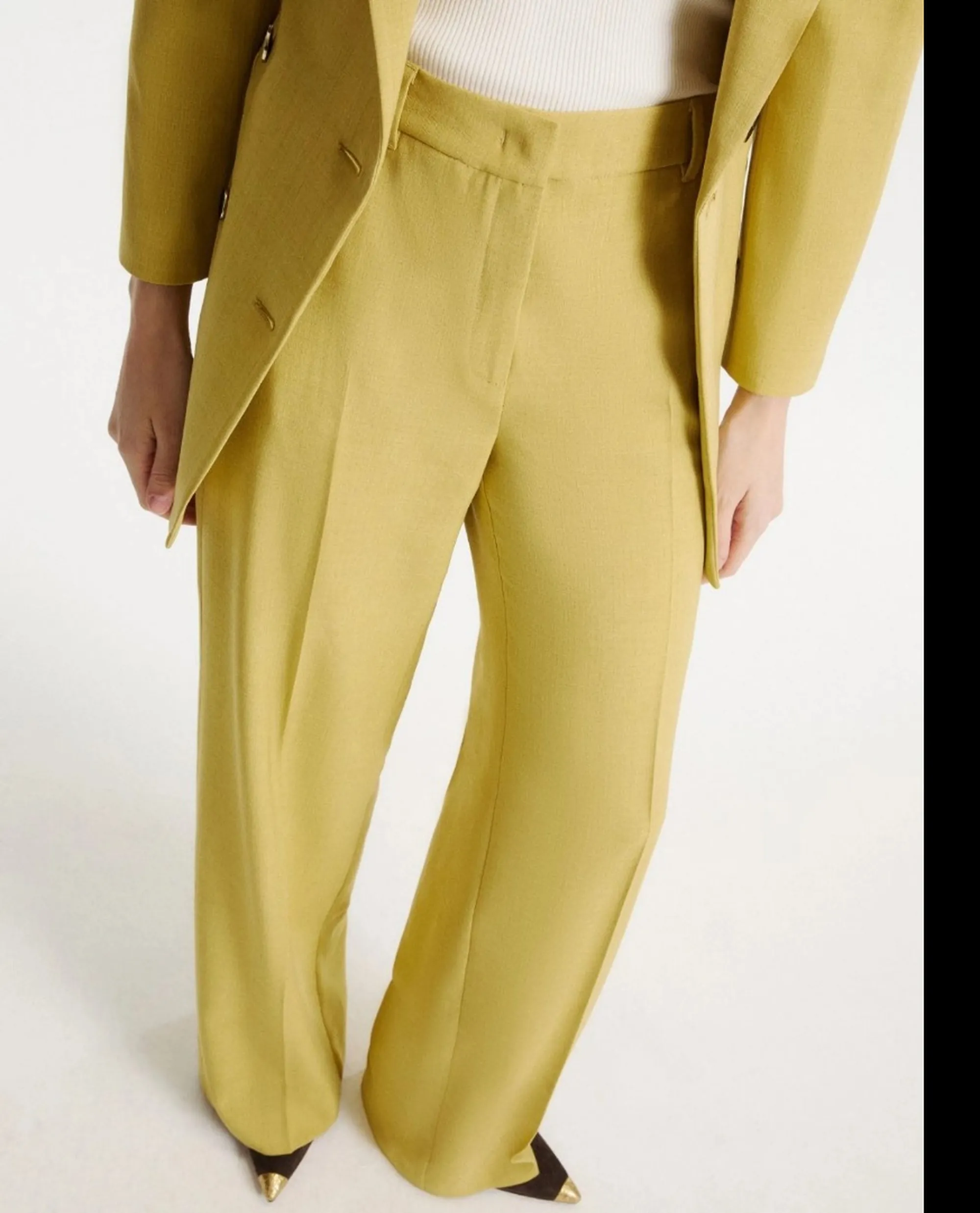 Marella Pantalone Mllfiocco Giallo 2623136081 191017