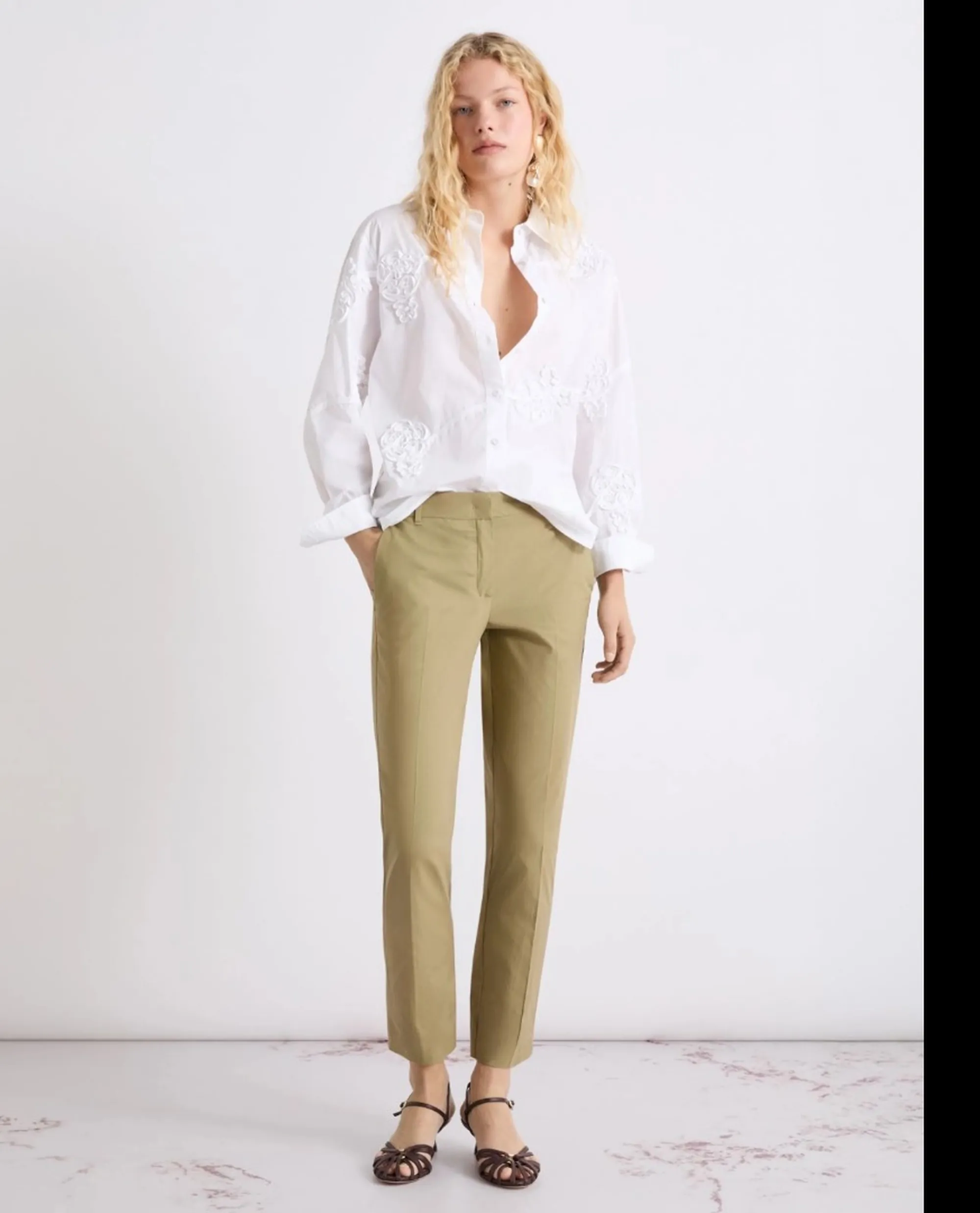 Marella Pantalone Mllgettone Beige 2613131152 179843