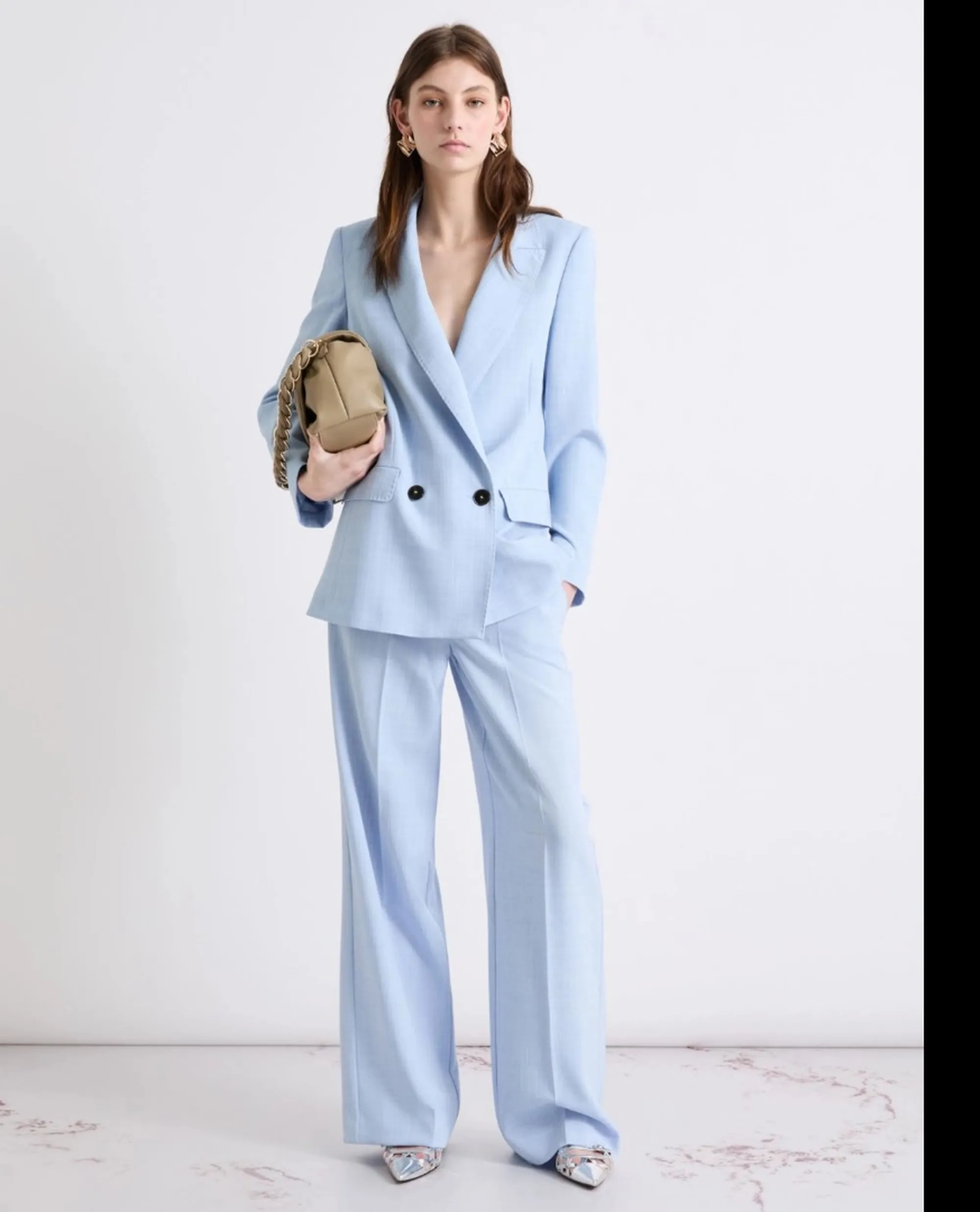 Marella B'Mllgiunchi Trousers ' Sky Blue 2613131101 172897