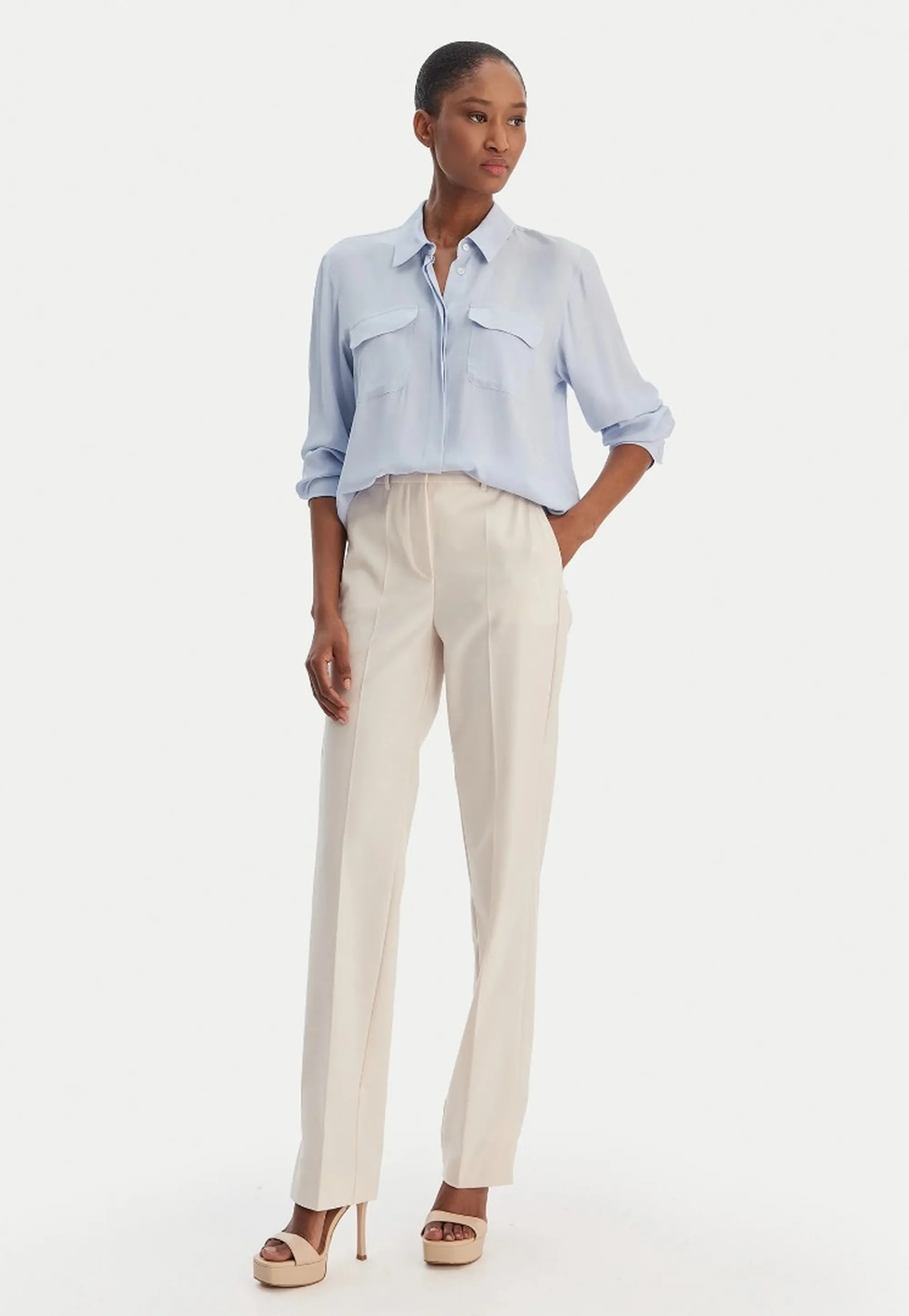 Marella Pantalone Mllpagina Bianco 2613131081 175375