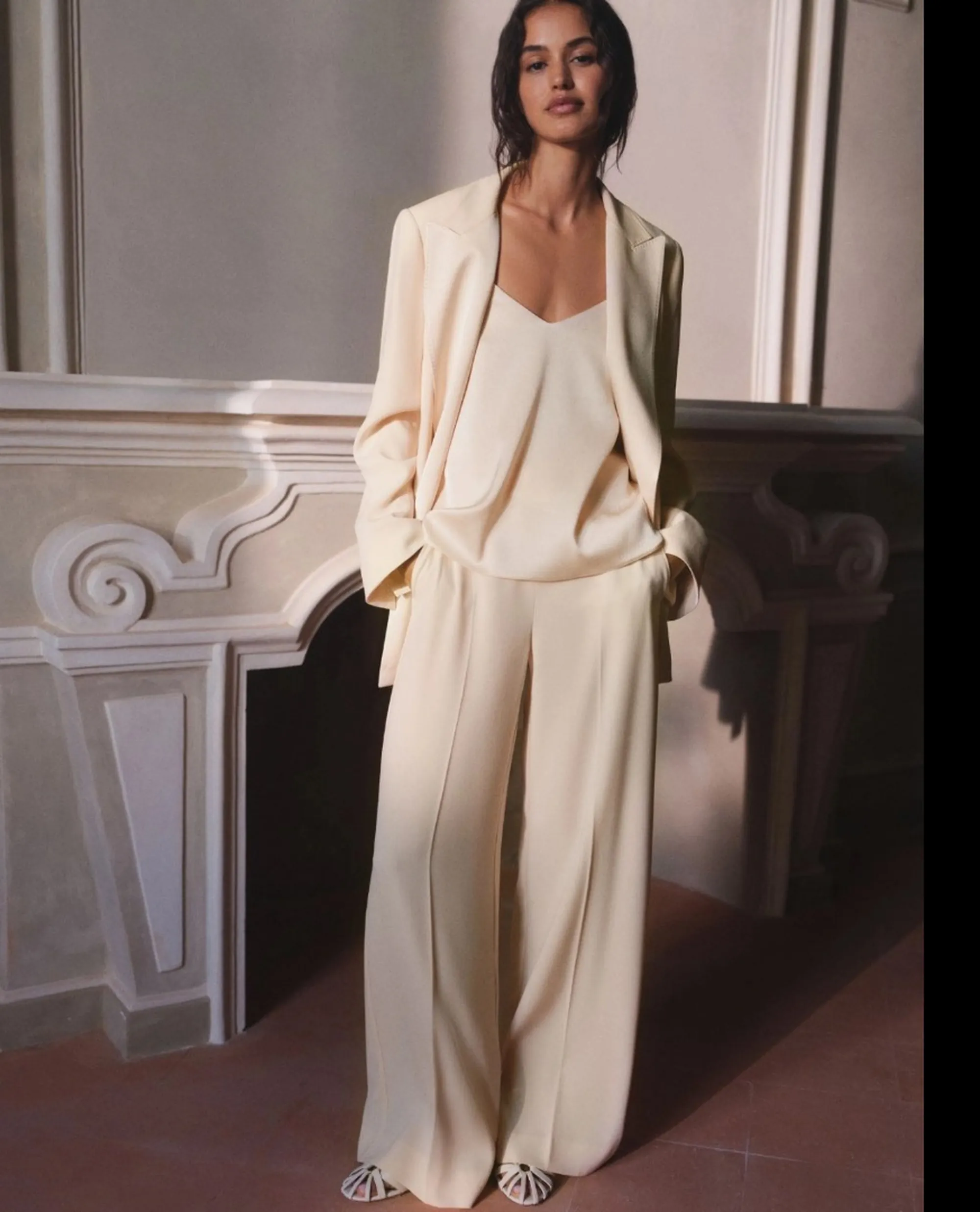 Marella B'Mllprint Trousers ' Powder 2613131032 182446