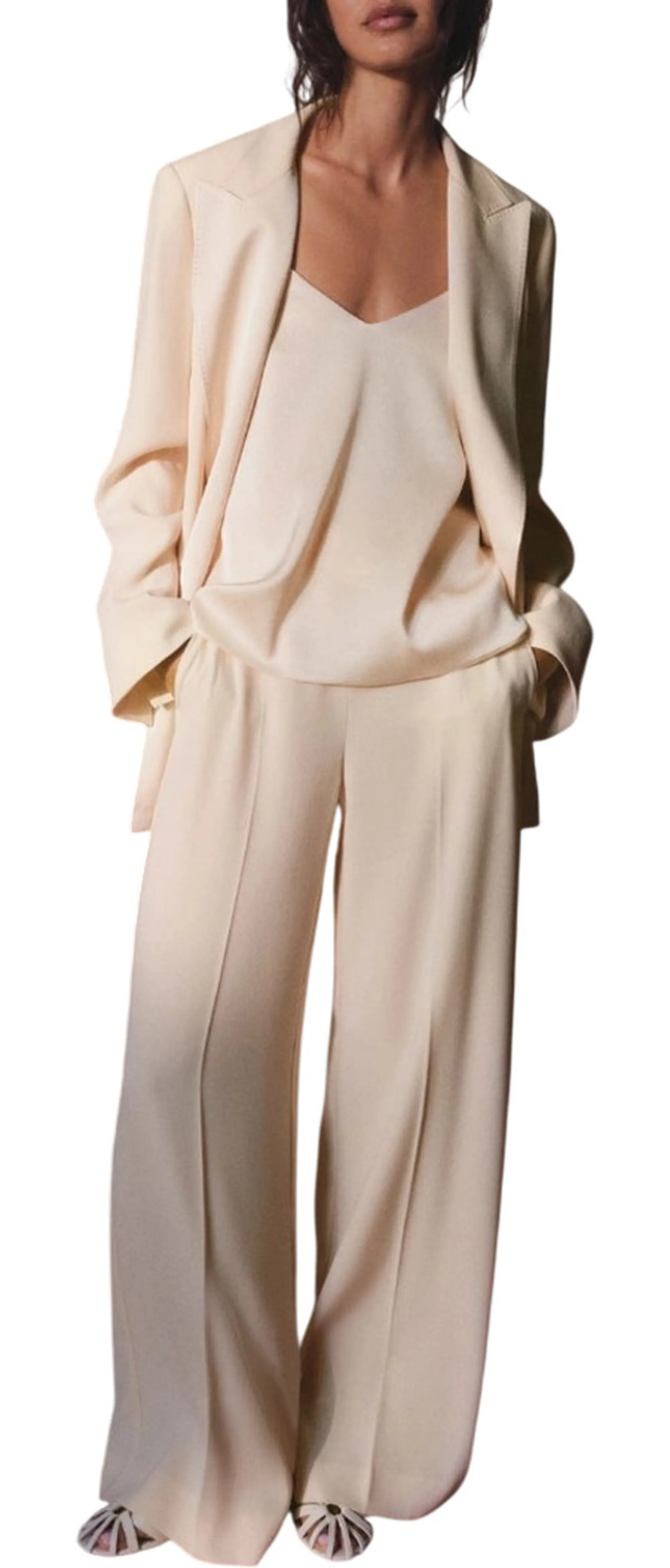 Marella B'Mllprint Trousers ' Powder 2613131032 182627