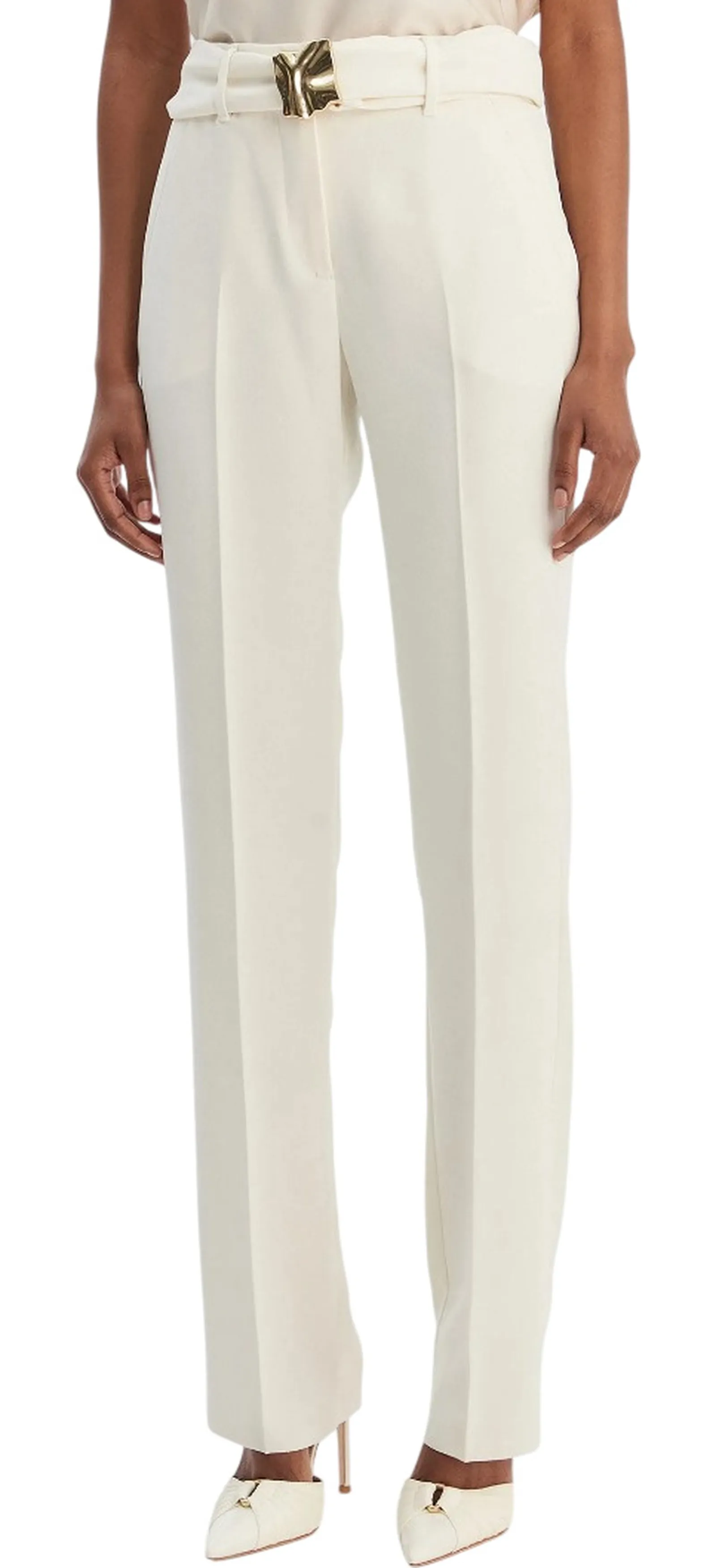 Marella Pantalone Mltelica Bianco 2613131063 177404