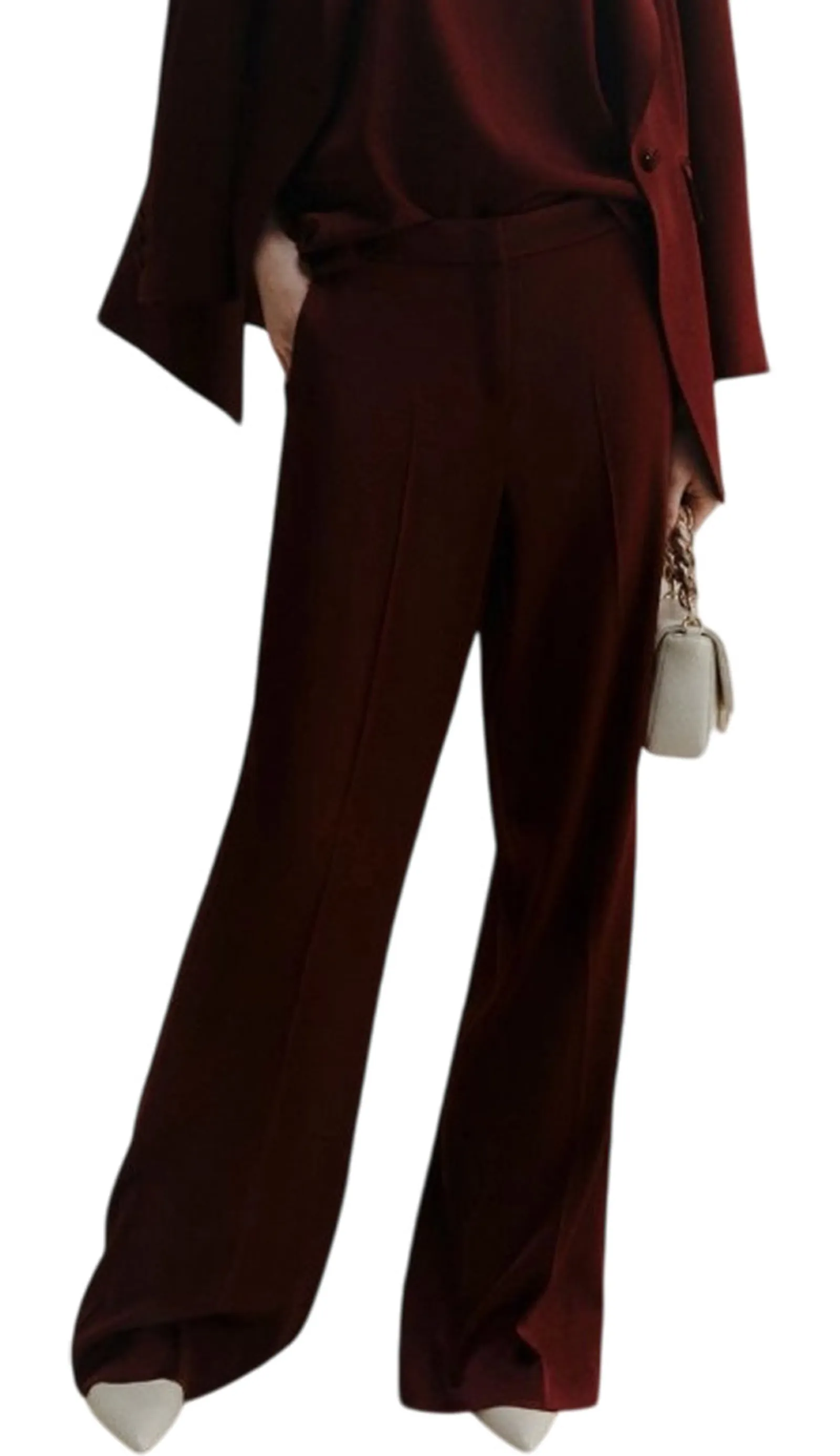 Marella Pantalone Wolf Bordeaux 2523136061 163603