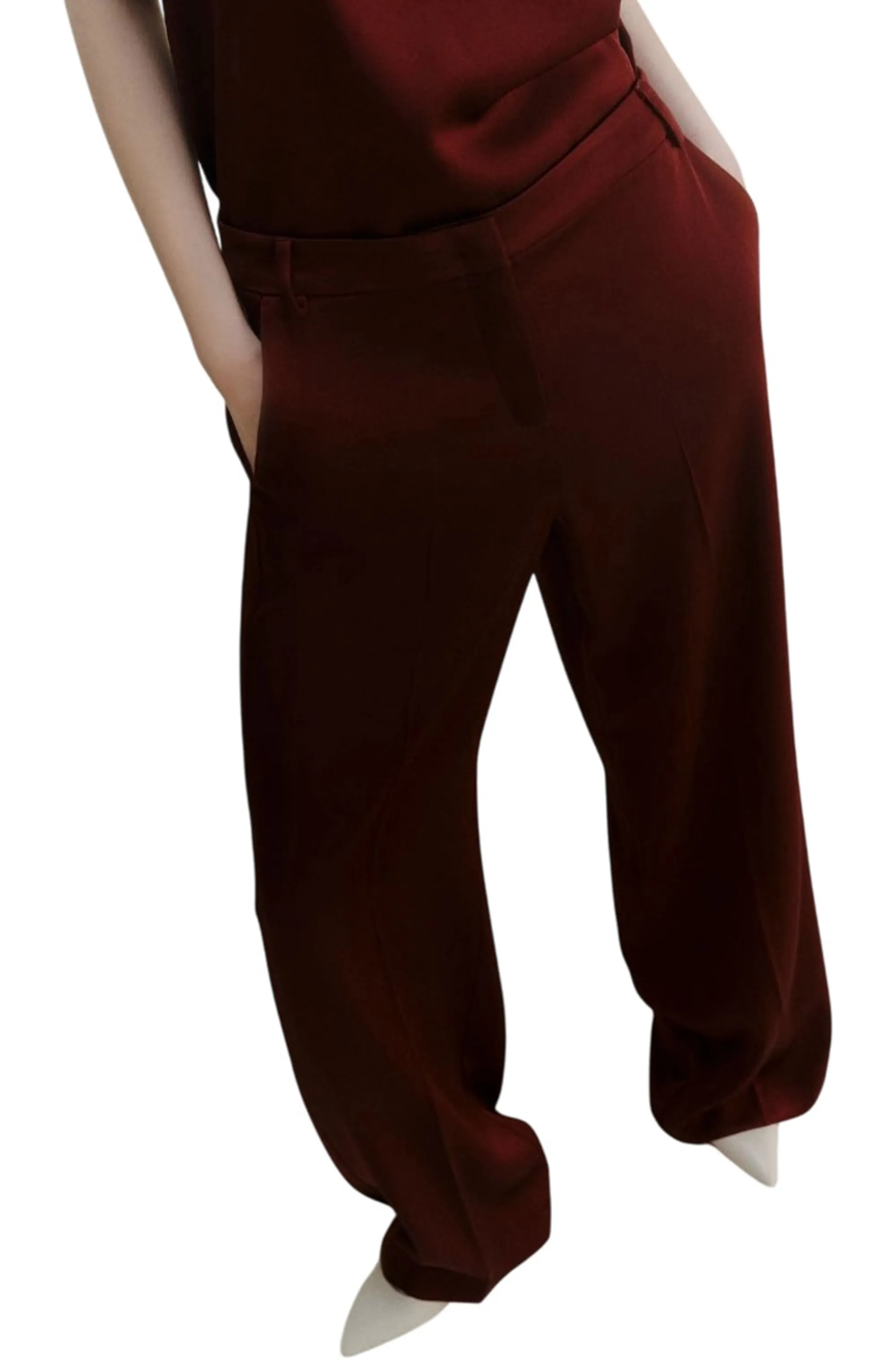 Marella Pantalone Wolf Bordeaux 2523136061 163606