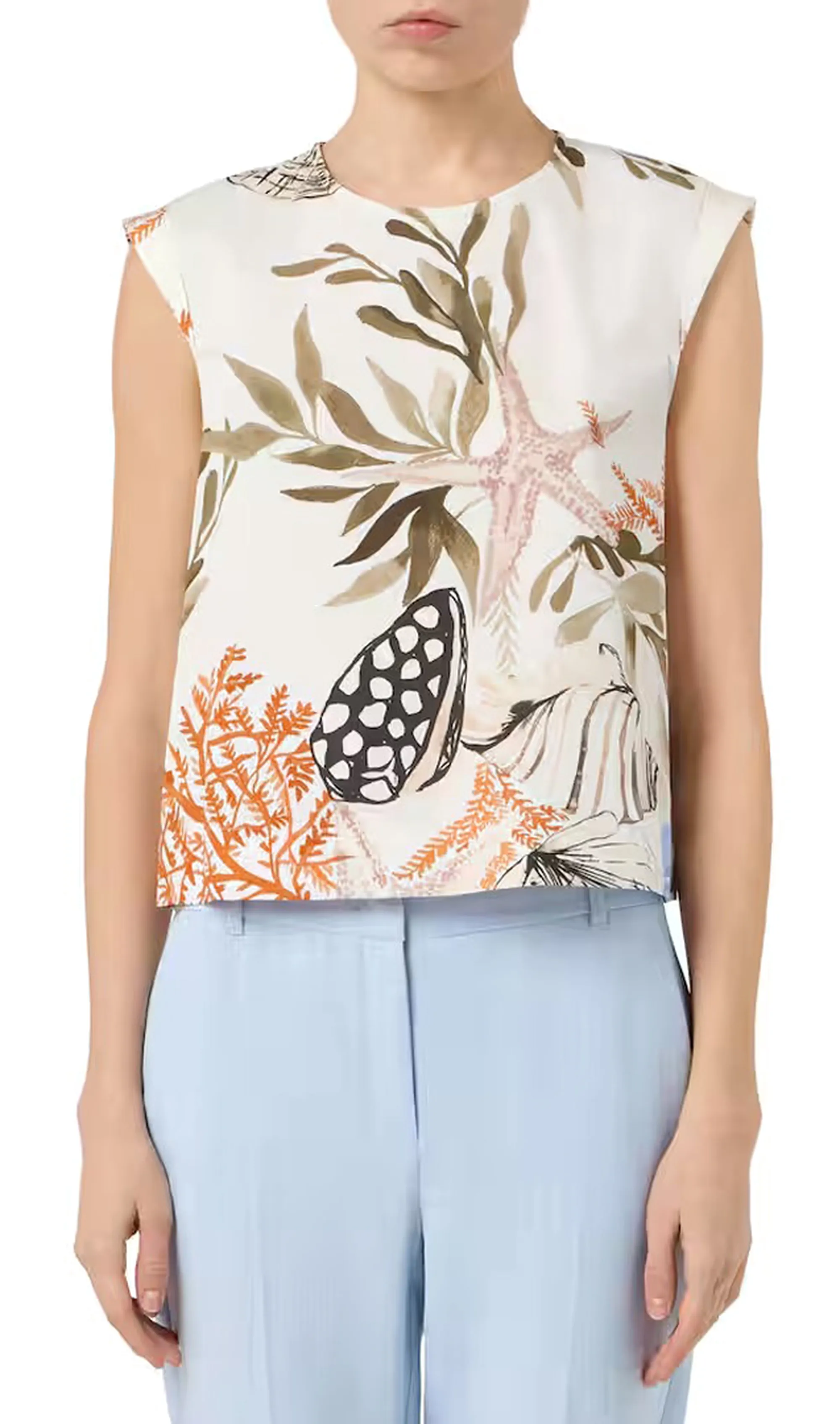 Marella Top Mllaffine Bianco 2613161102 182363