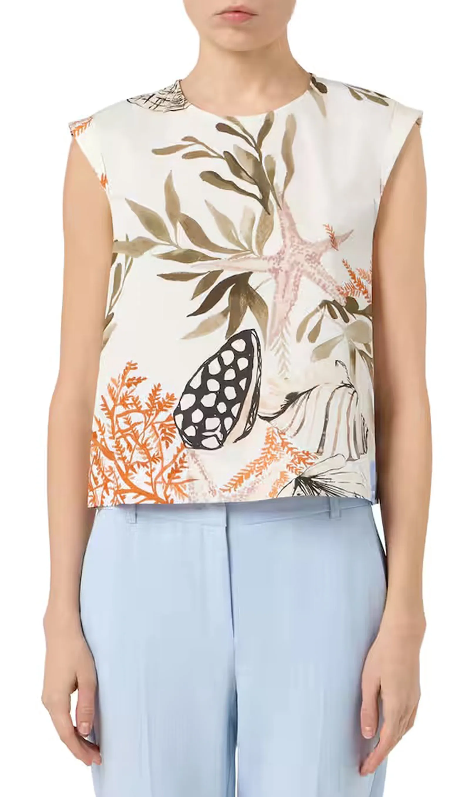 Marella Top Mllaffine Bianco 2613161102 182363