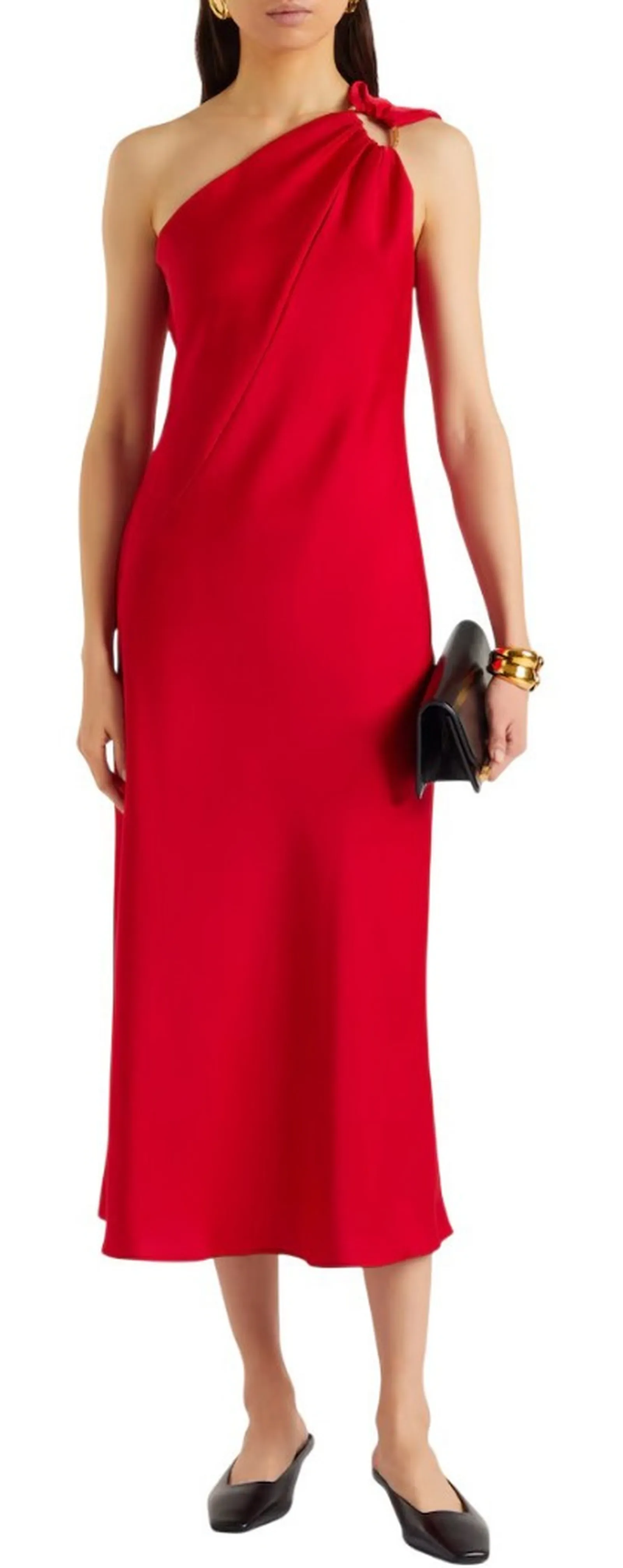 Max Mara Studio Abito Mseentrata Rosso 2616221033 181266