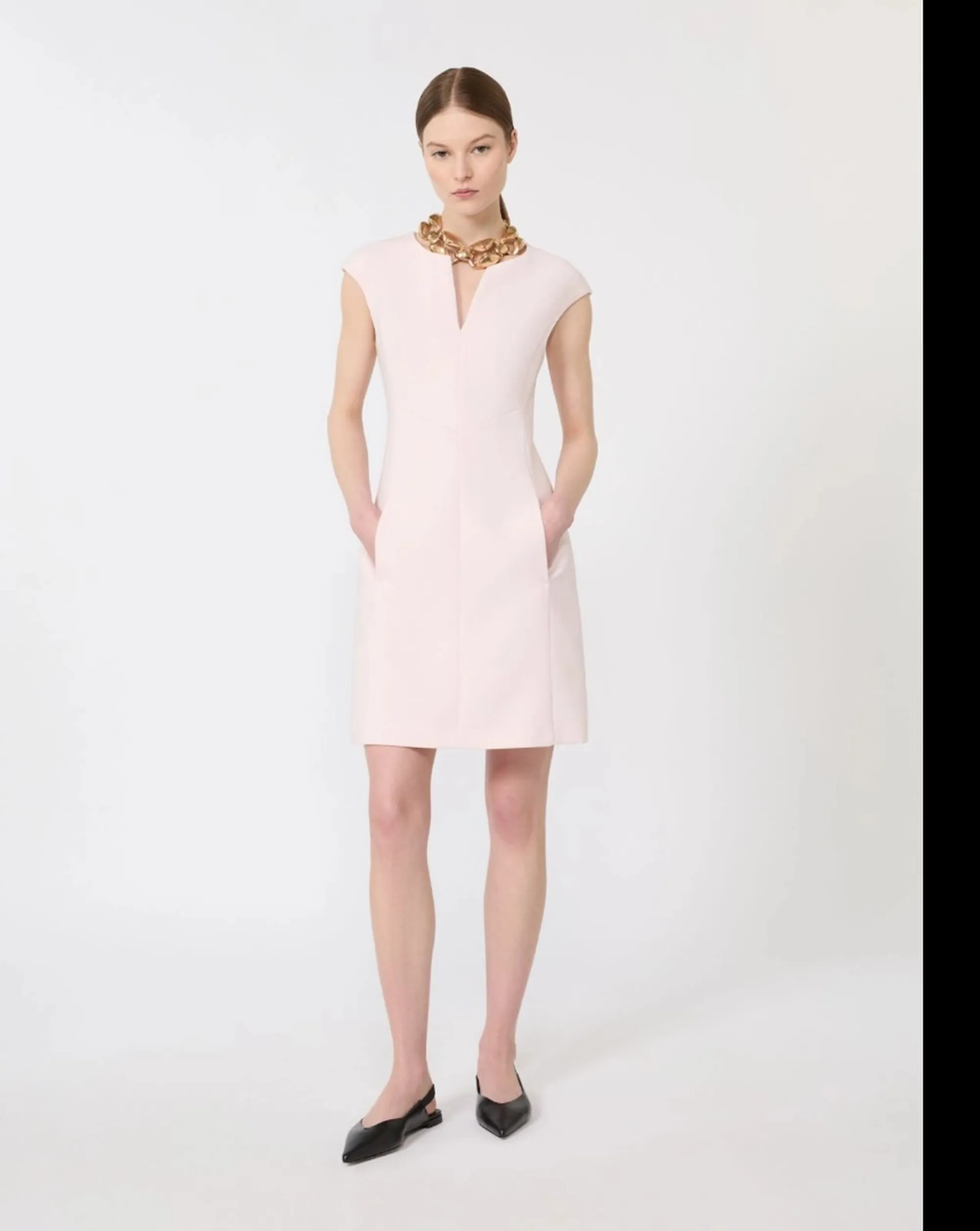 Max Mara Studio Abito Mstgiunto Rosa 2616221045 174090
