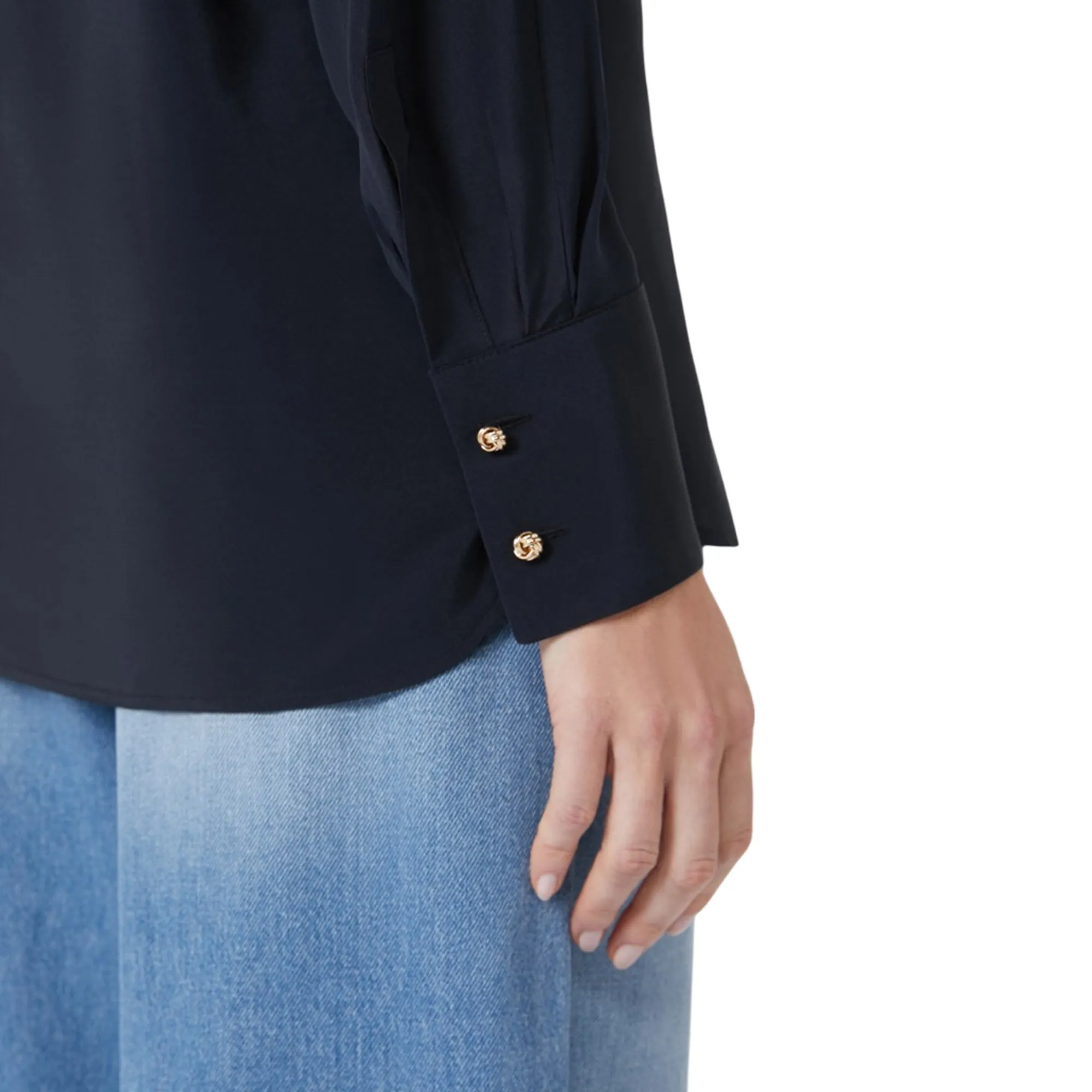 Max Mara Studio B'Caco Blouse ' Blu 2526116051 163839