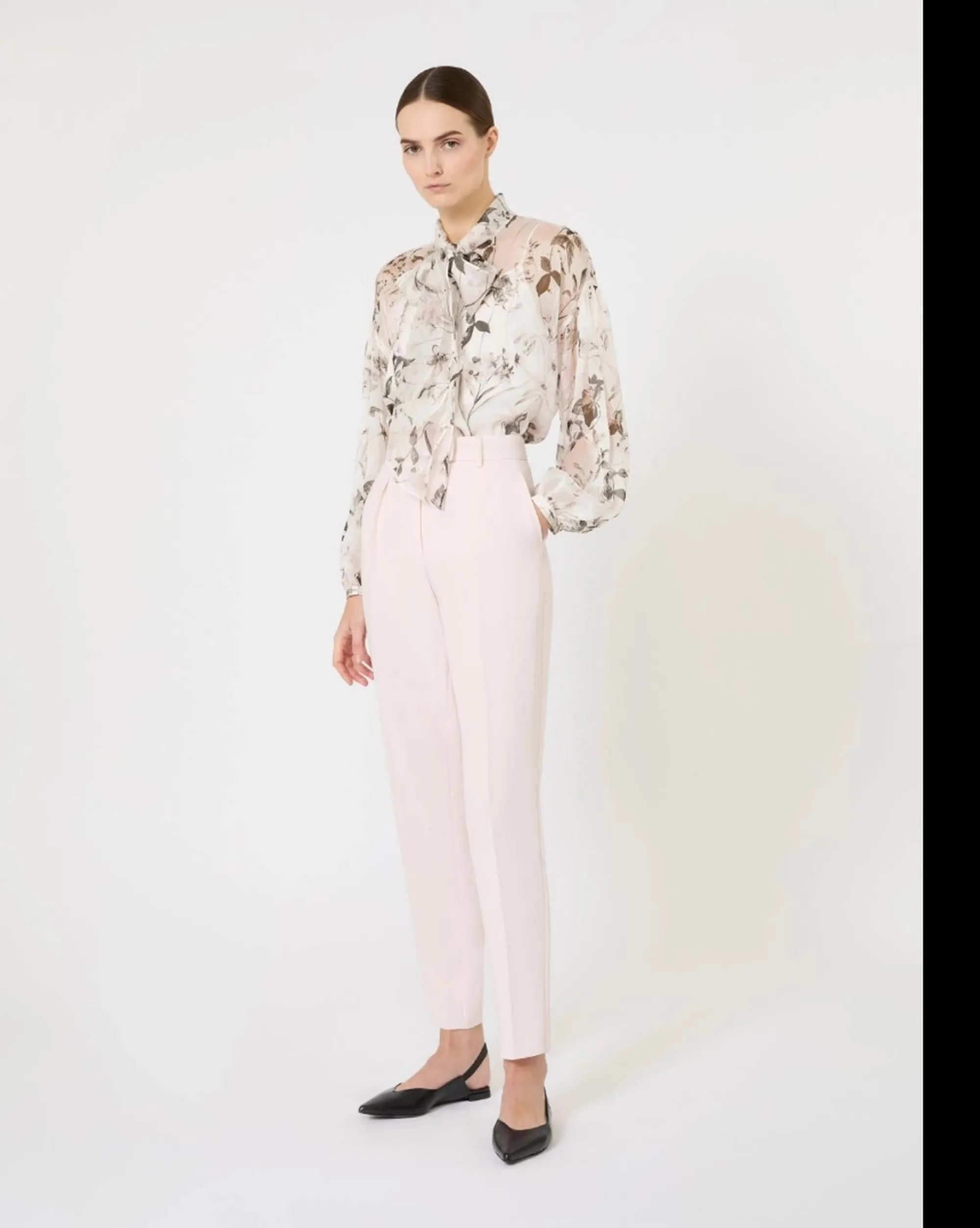 Max Mara Studio B'Blouse Mstetere ' White 2616261015 174100