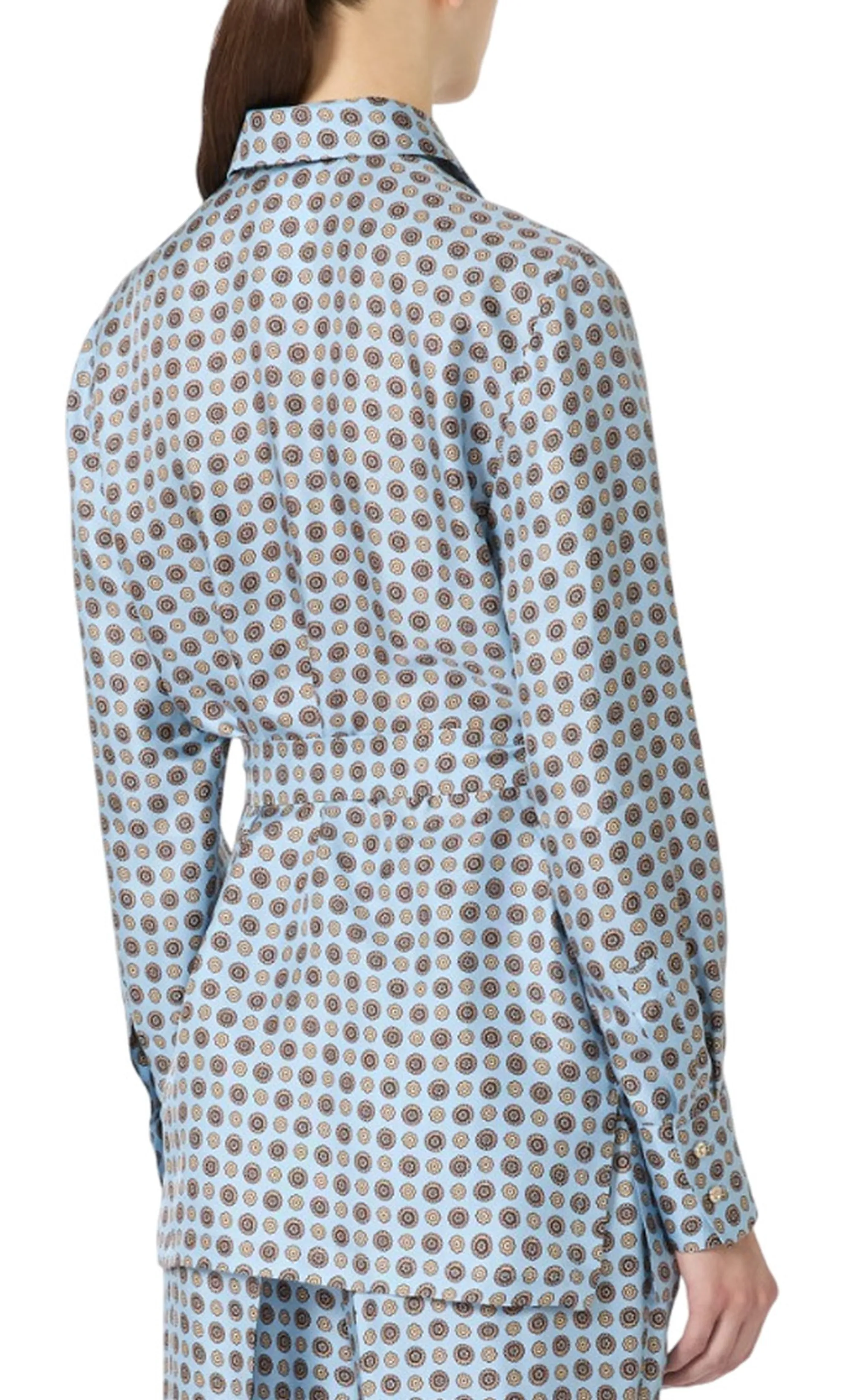 Max Mara Studio B'Boccale Shirt ' Sky Blue 2526196021 164581