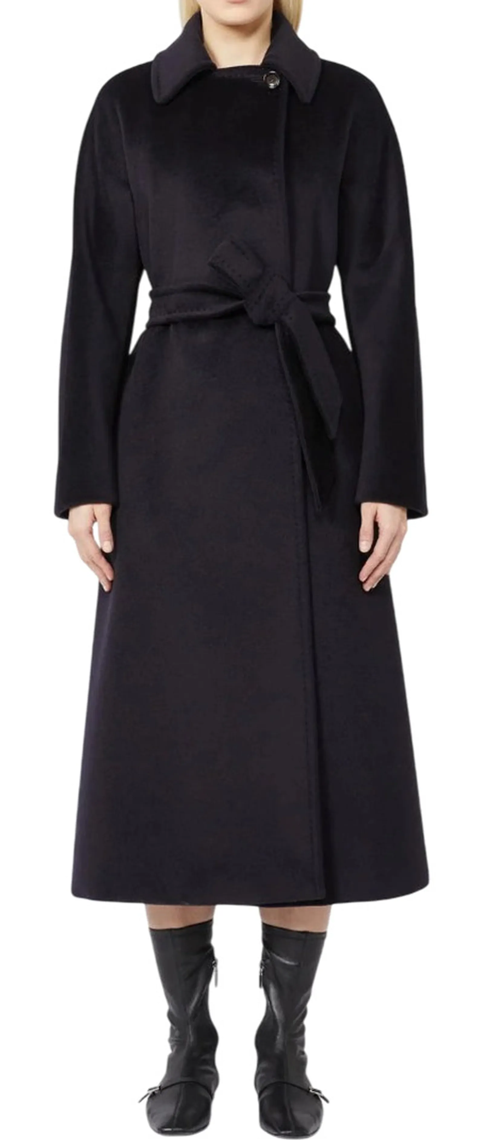 Max Mara Studio Cappotto Tenzone Blu 2526016082 167018