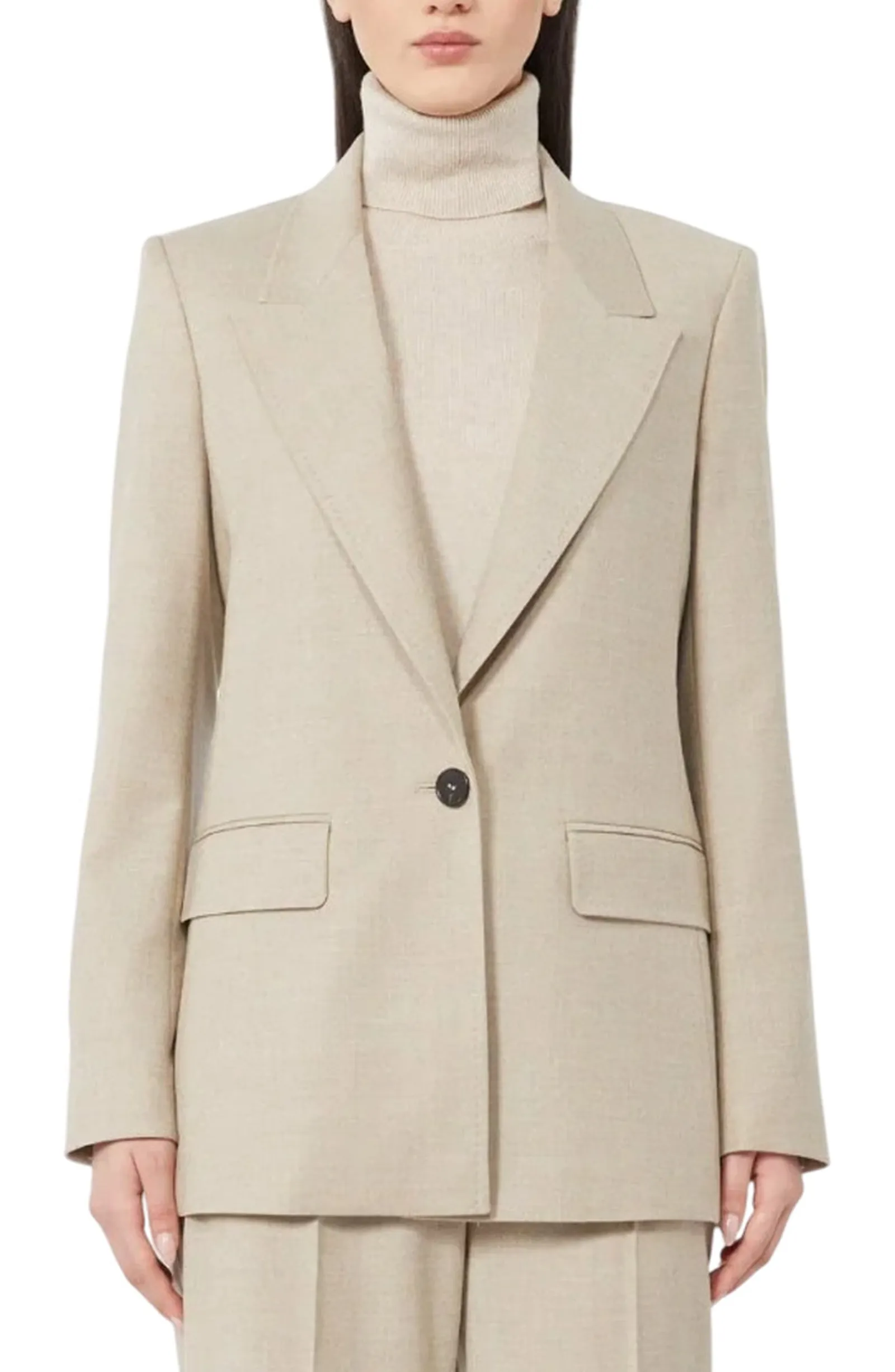 Max Mara Studio Giacca Bolsena Beige 2526046022 167135