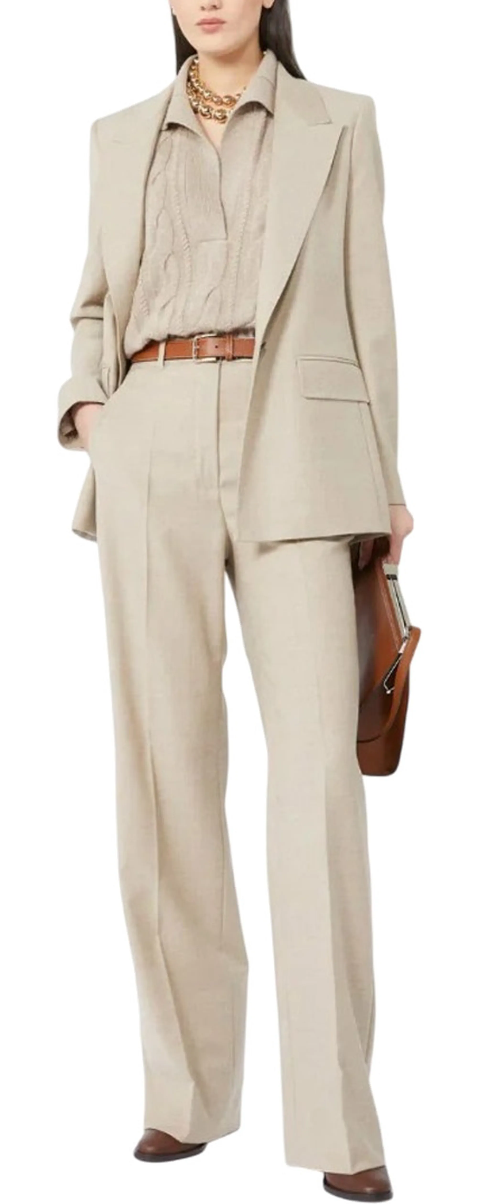 Max Mara Studio B'Bolsena Jacket ' Beige 2526046022 167137