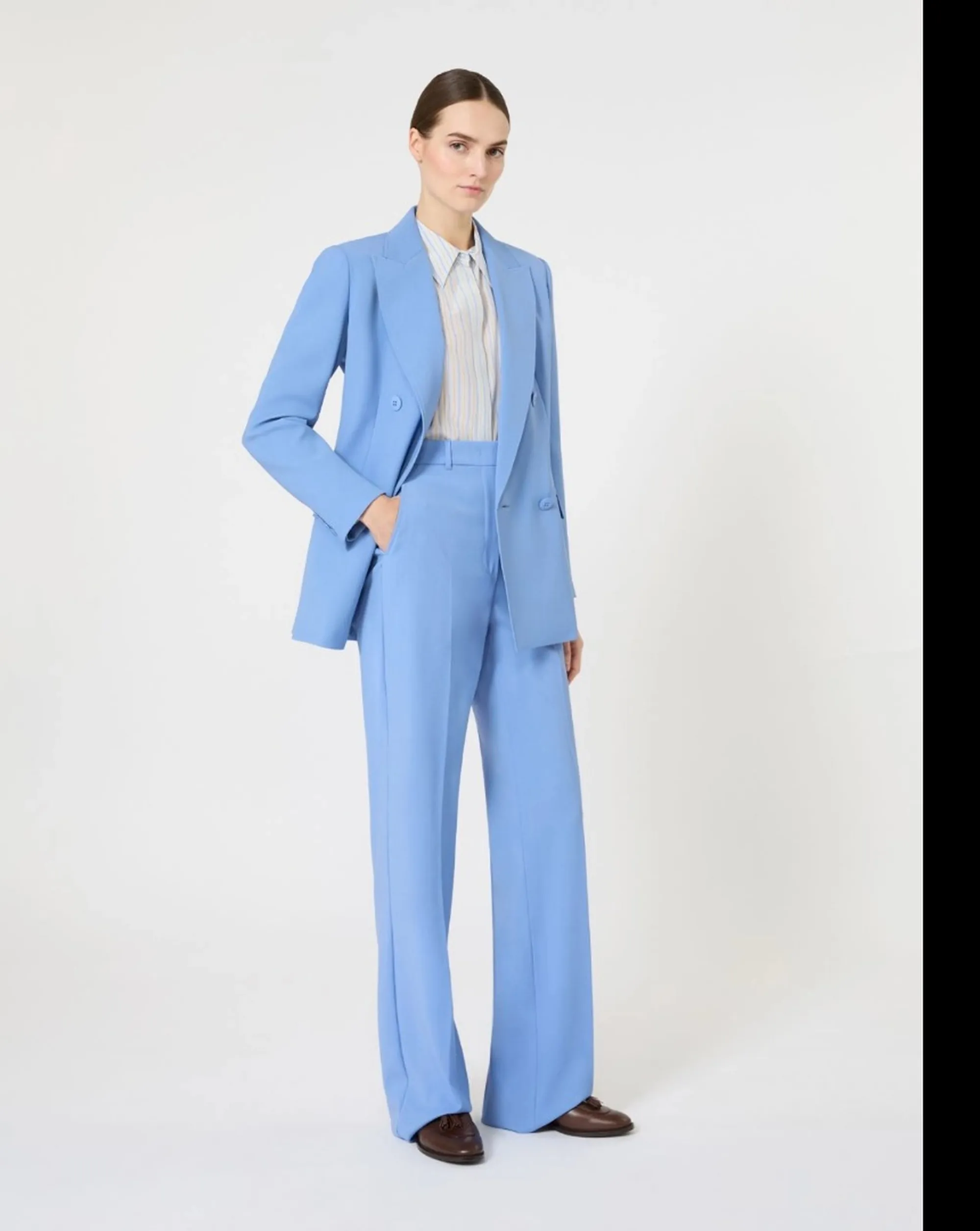 Max Mara Studio Giacca Mstgrembo Azzurro 2616041061 174061