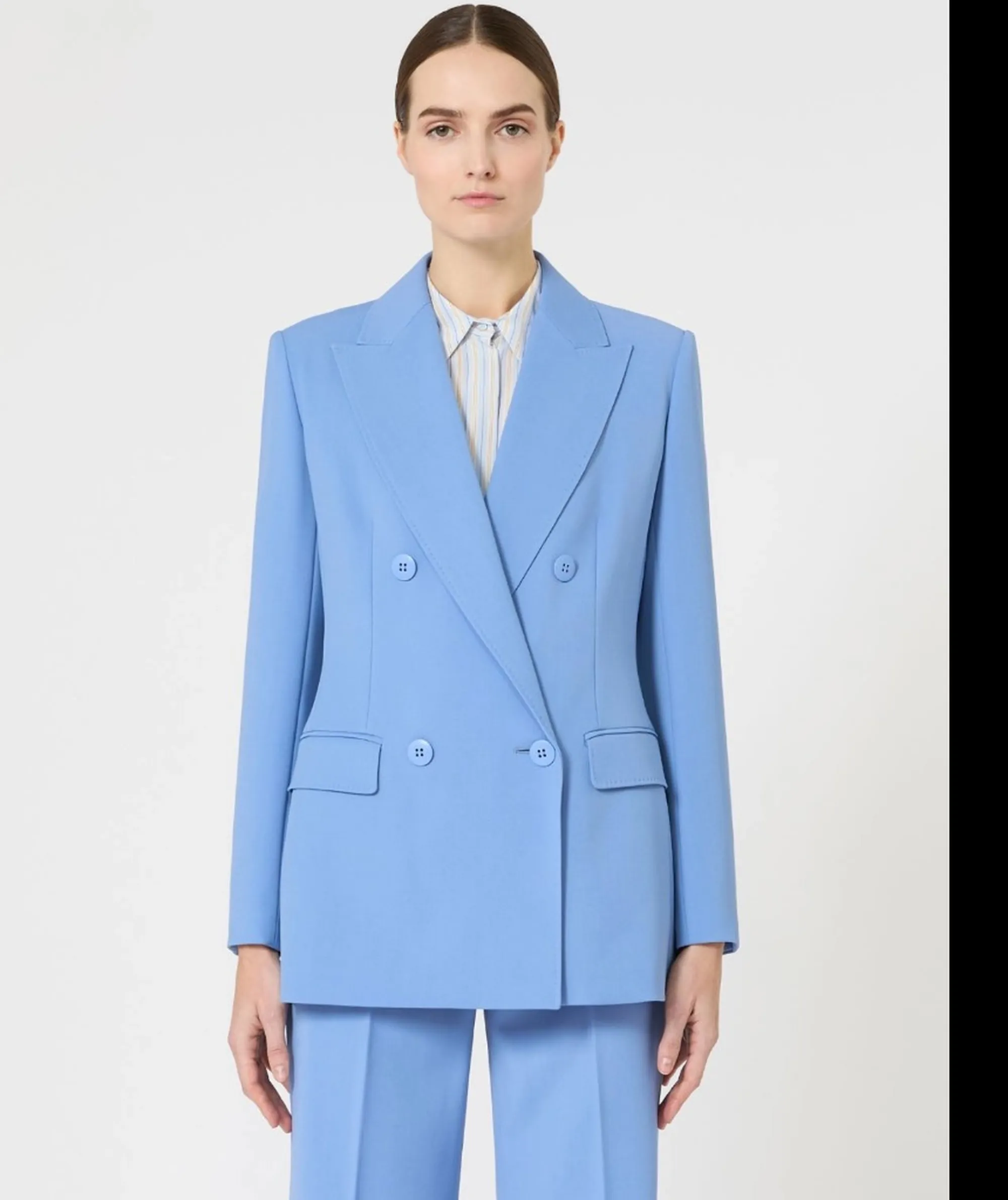Max Mara Studio Giacca Mstgrembo Azzurro 2616041061 174062