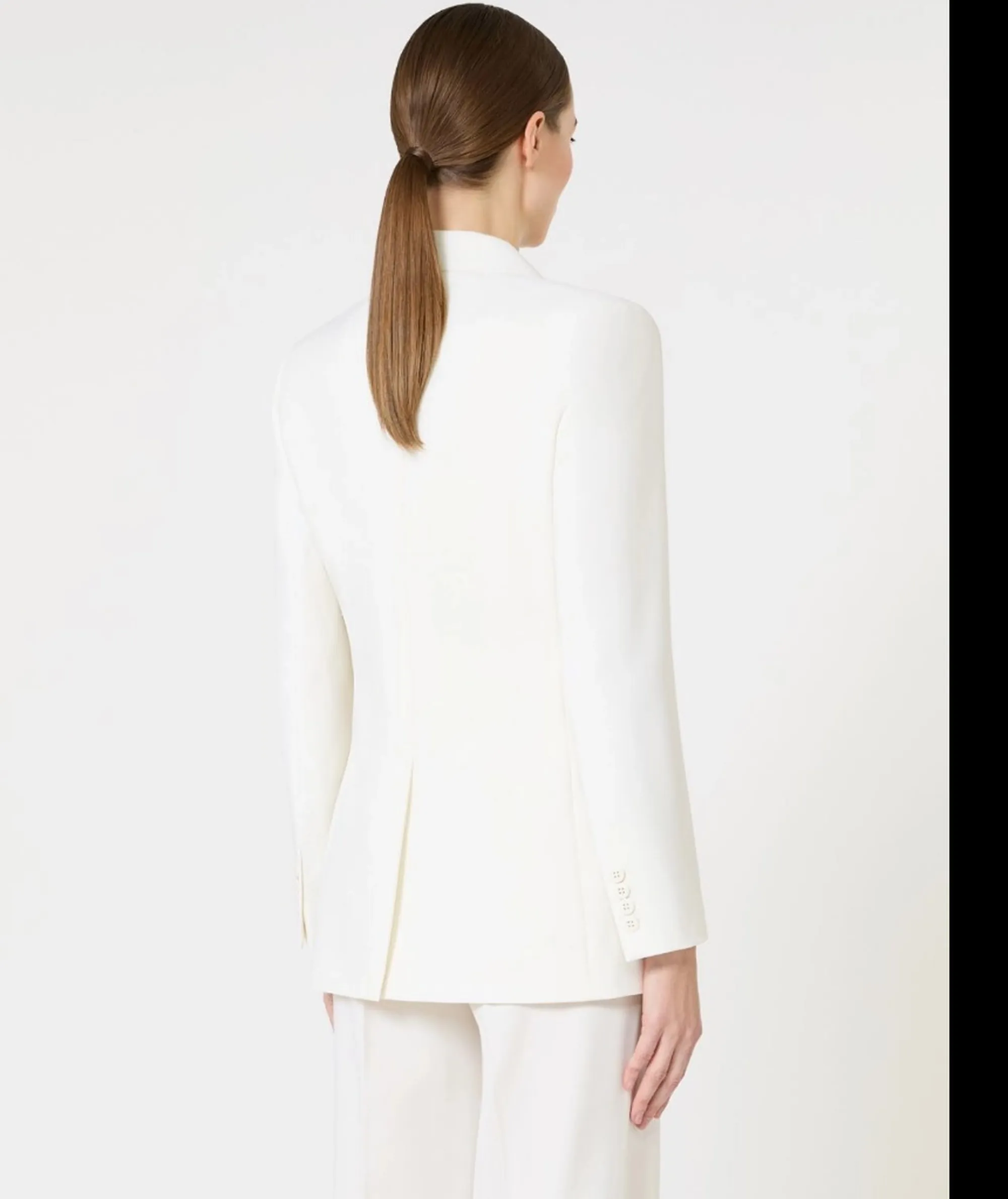 Max Mara Studio Giacca Mstgrembo Bianco 2616041061 174059