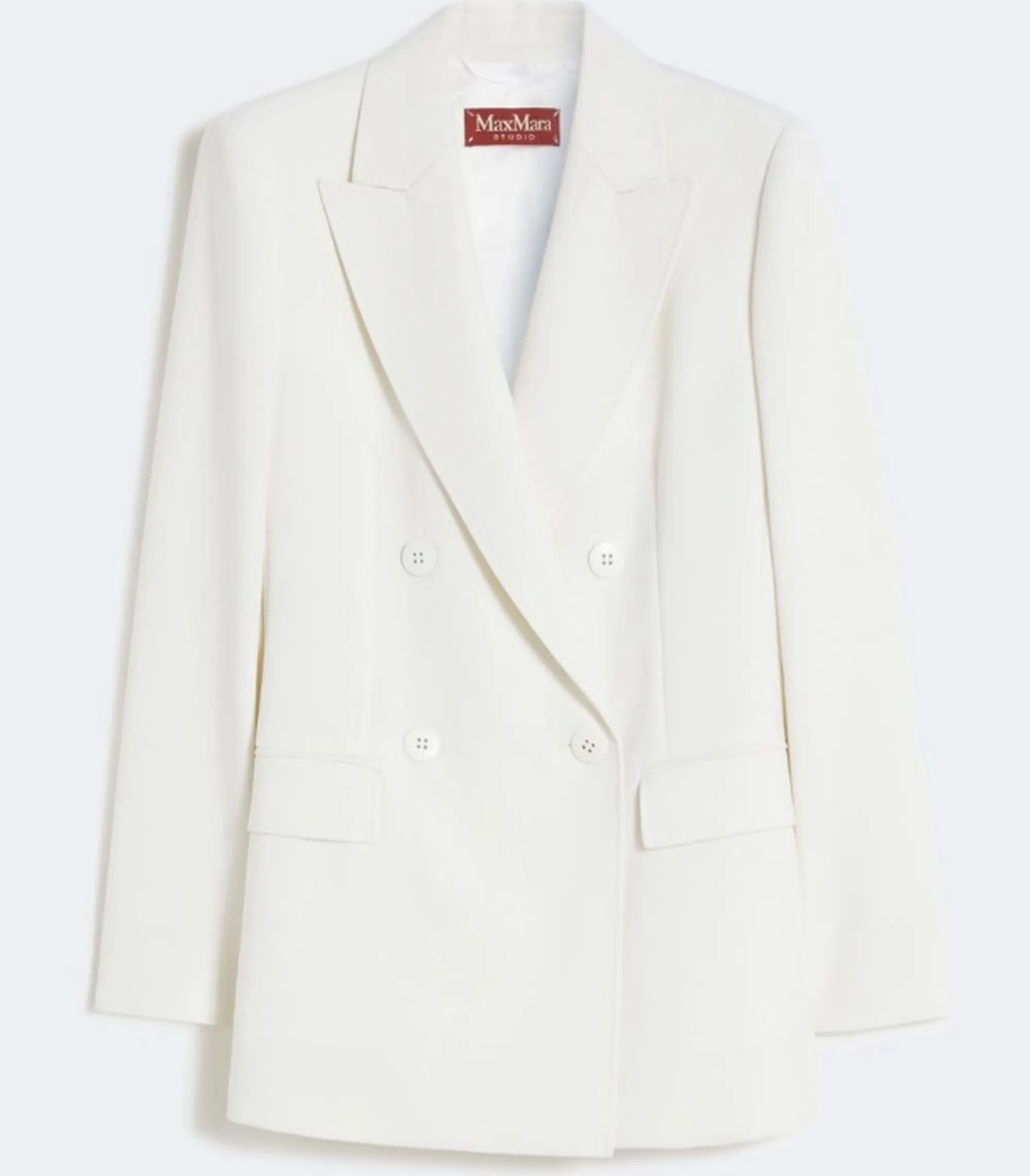 Max Mara Studio Giacca Mstgrembo Bianco 2616041061 174060