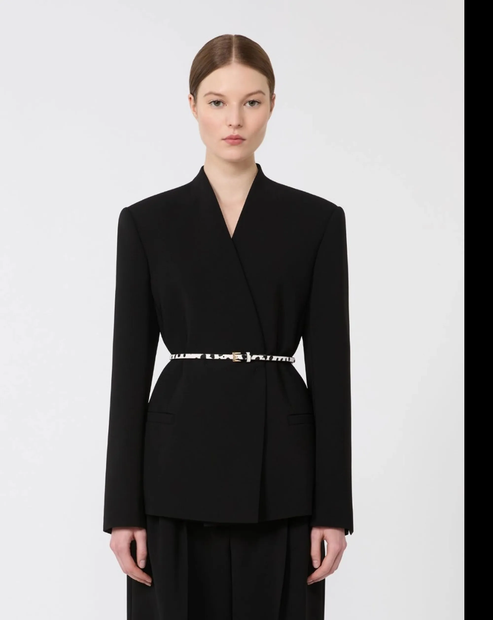 Max Mara Studio Giacca Quinoa Nero 2616041035 174039