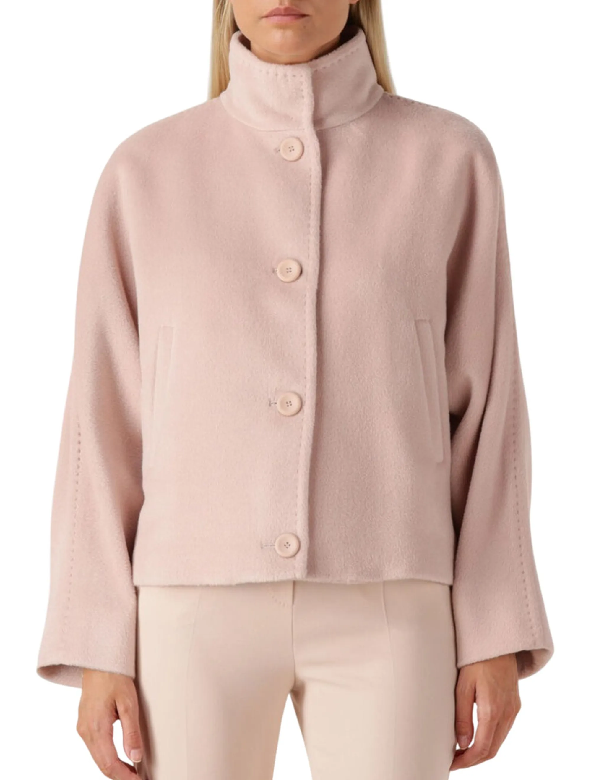Max Mara Studio Giaccone Caladio Rosa 2526086091 167126