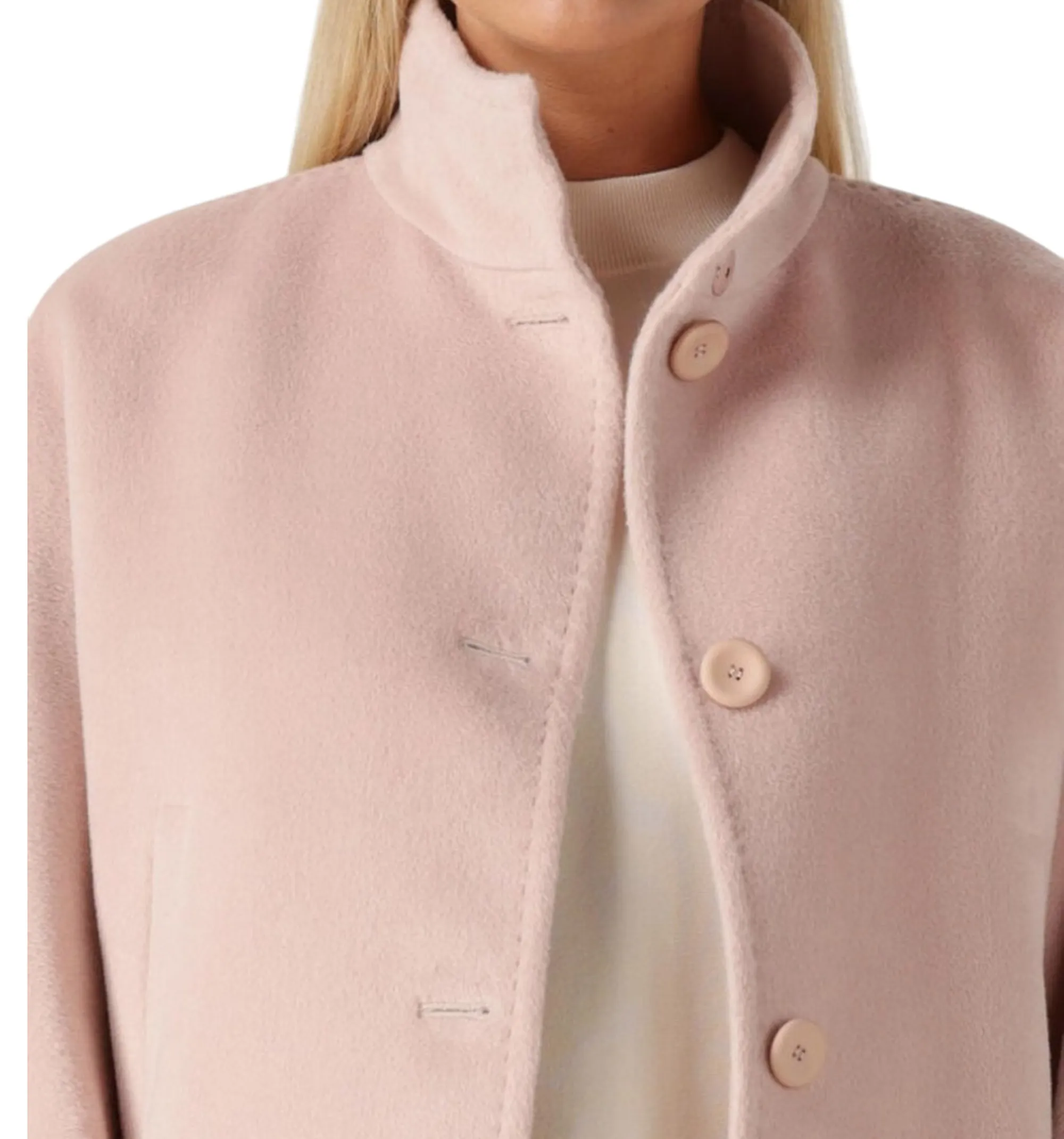 Max Mara Studio Giaccone Caladio Rosa 2526086091 167129