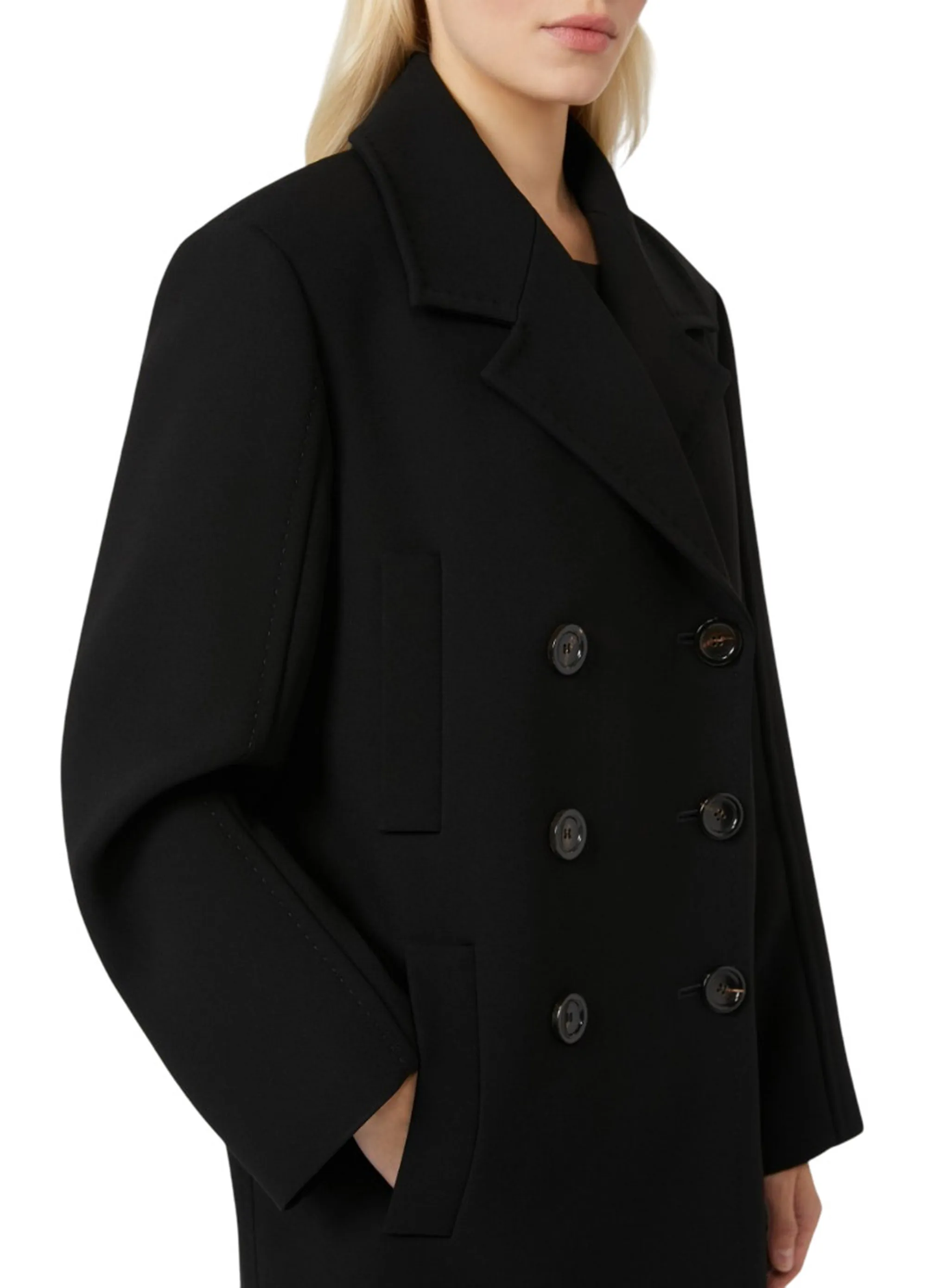 Max Mara Studio Giaccone Janzir Nero 2526086071 165349