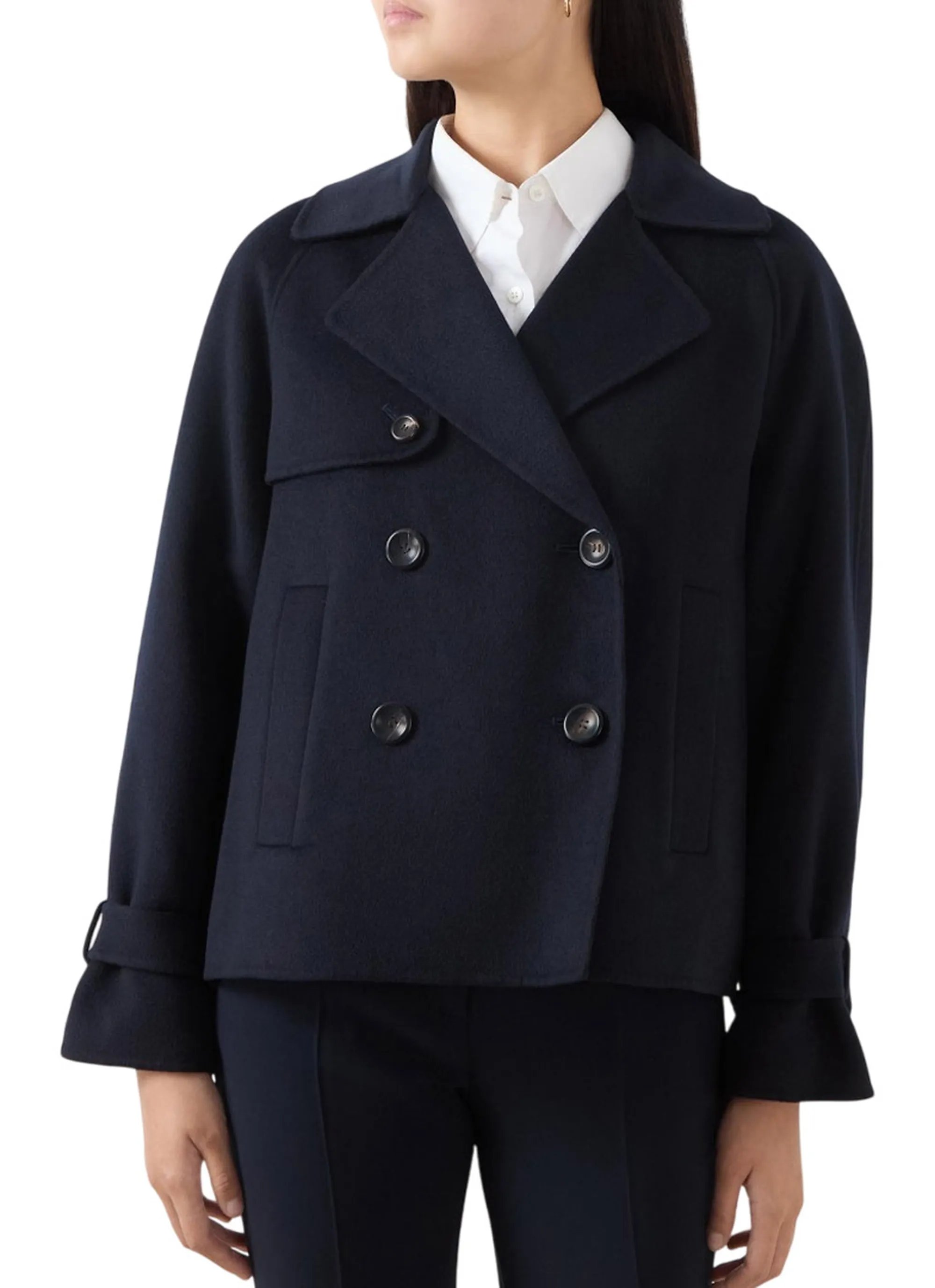 Max Mara Studio Giaccone Nupar Blu 2526086041 167123