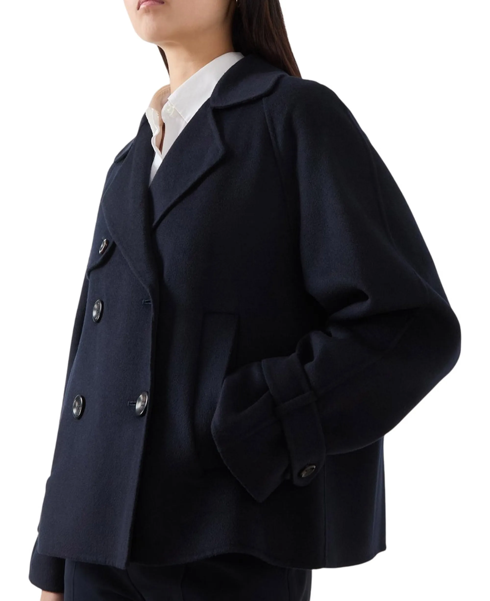 Max Mara Studio Giaccone Nupar Blu 2526086041 167125