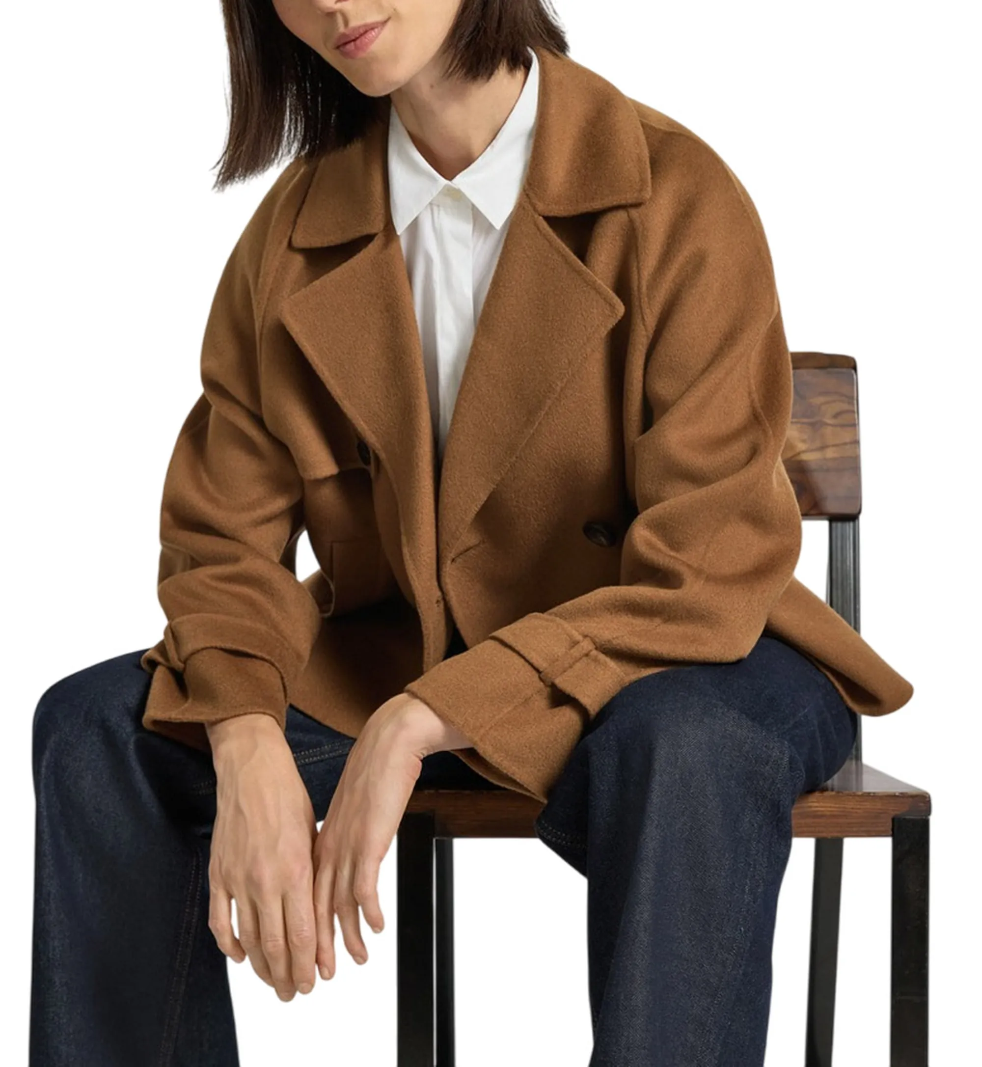 Max Mara Studio Giaccone Nupar Marrone 2526086041 167121