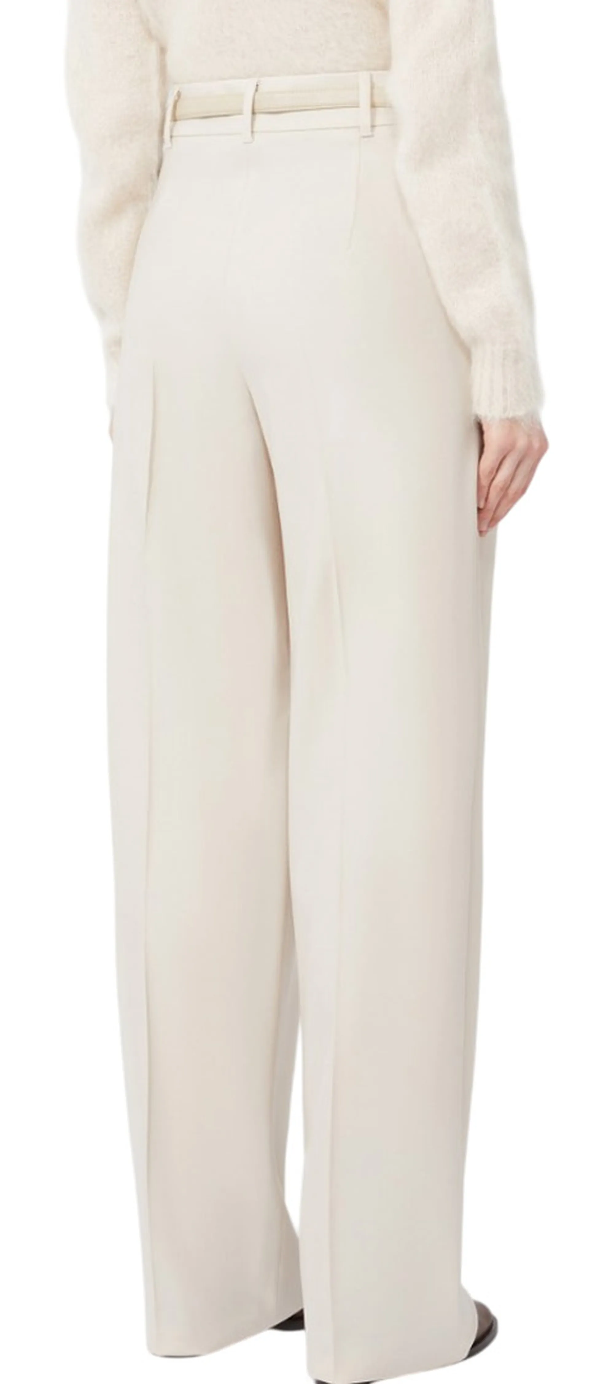 Max Mara Studio Pantalone Entrata Beige 2526136082 163262