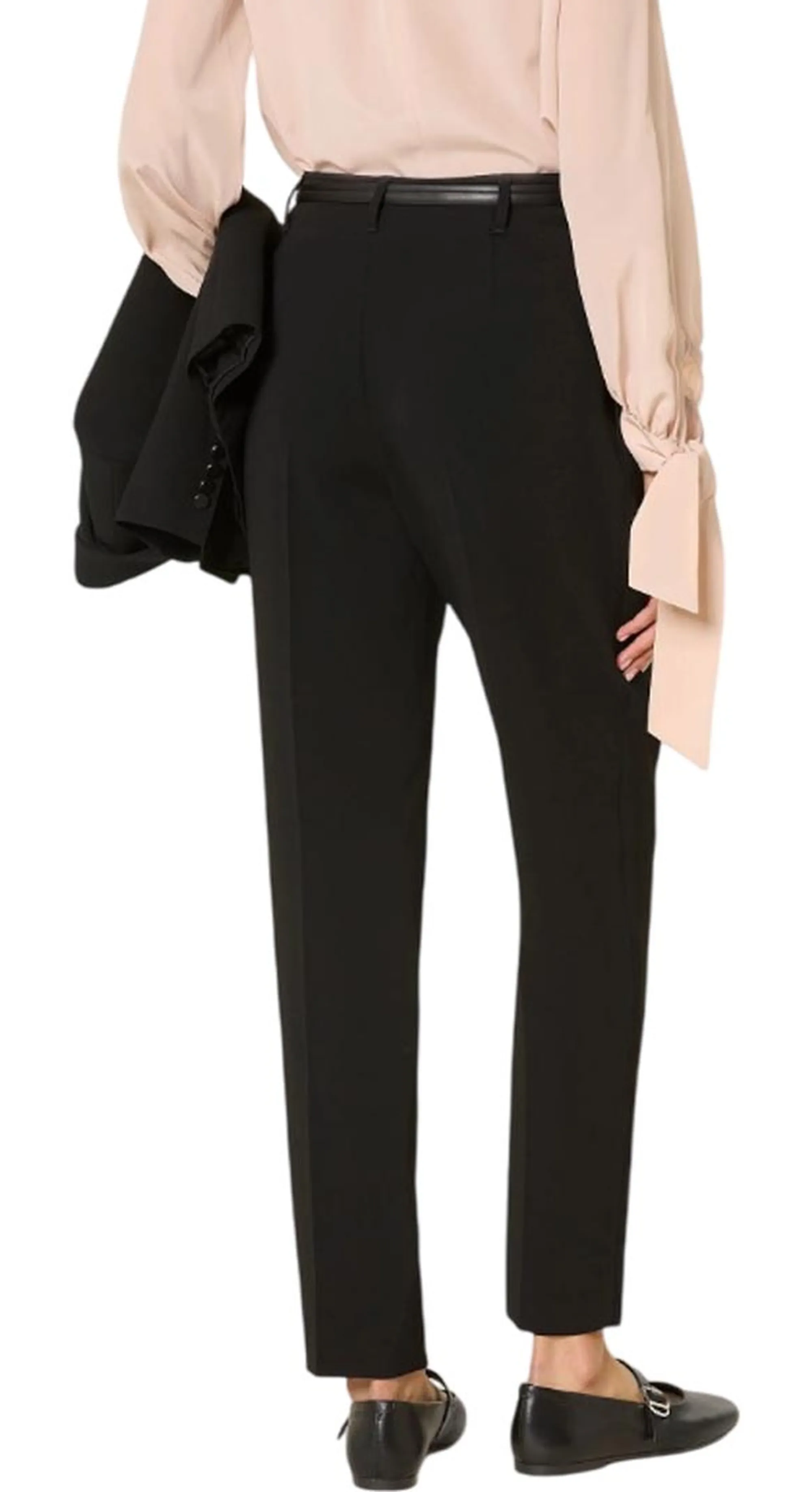 Max Mara Studio Pantalone Gisella Nero 2526136031 168107