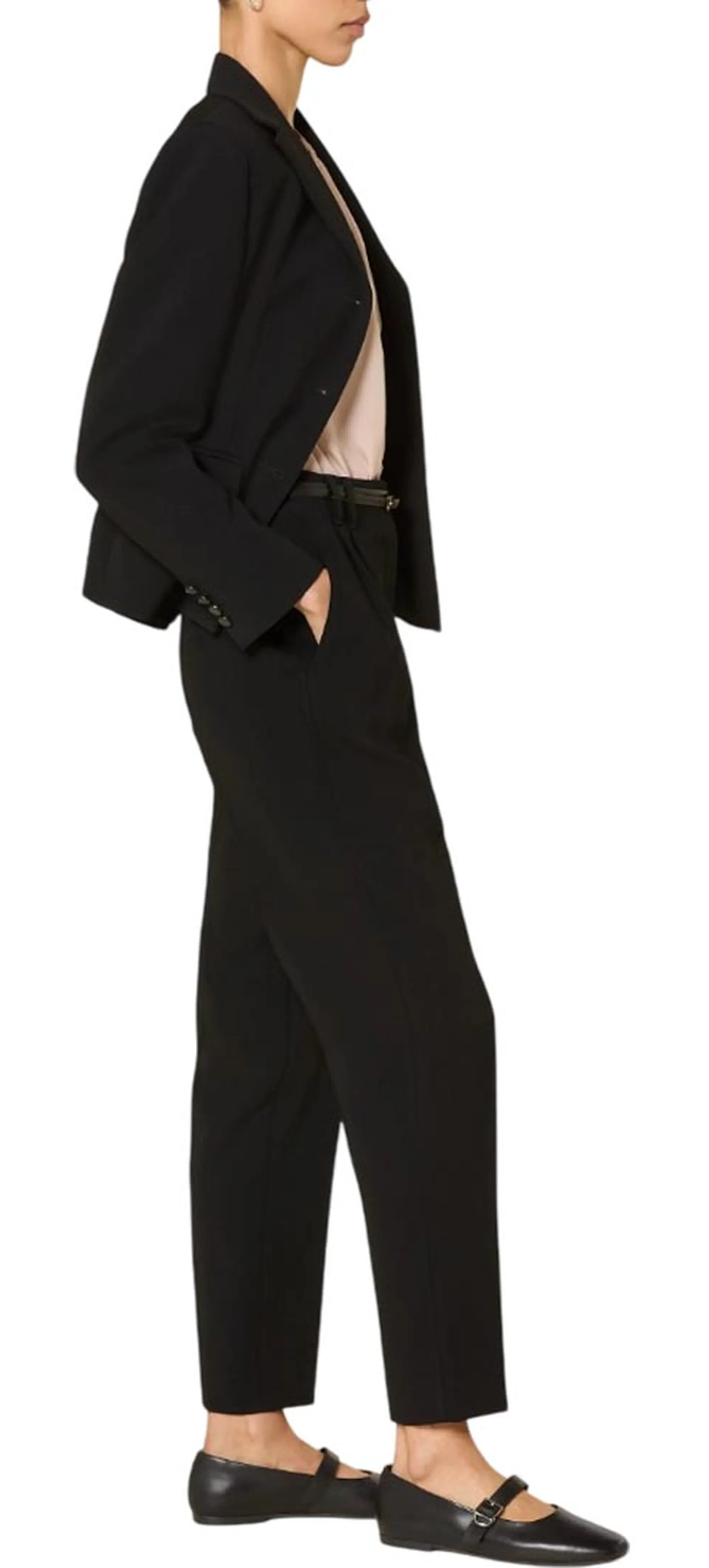 Max Mara Studio Pantalone Gisella Nero 2526136031 168110