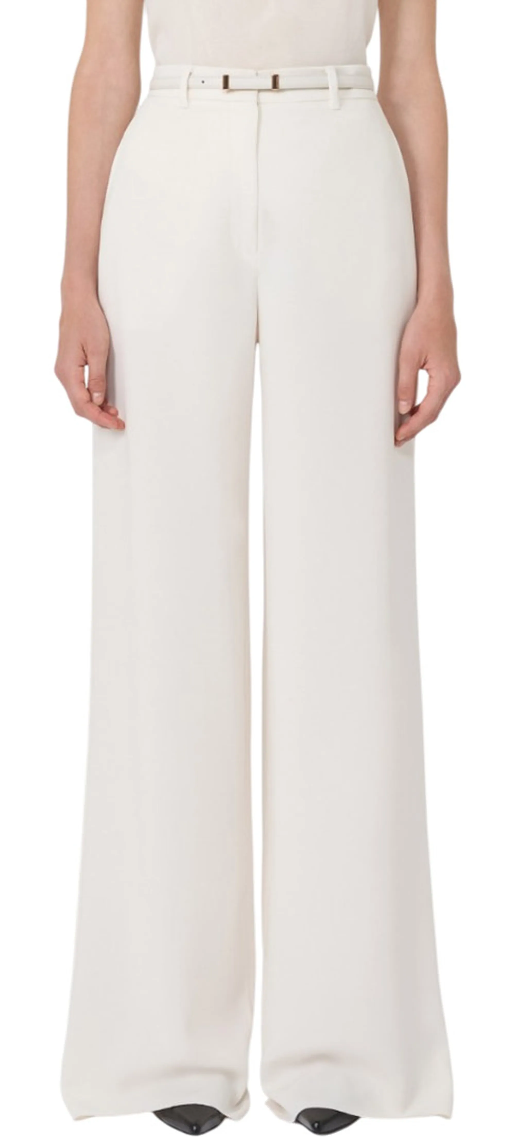 Max Mara Studio B'Jez Trousers ' White 2526136011 163854