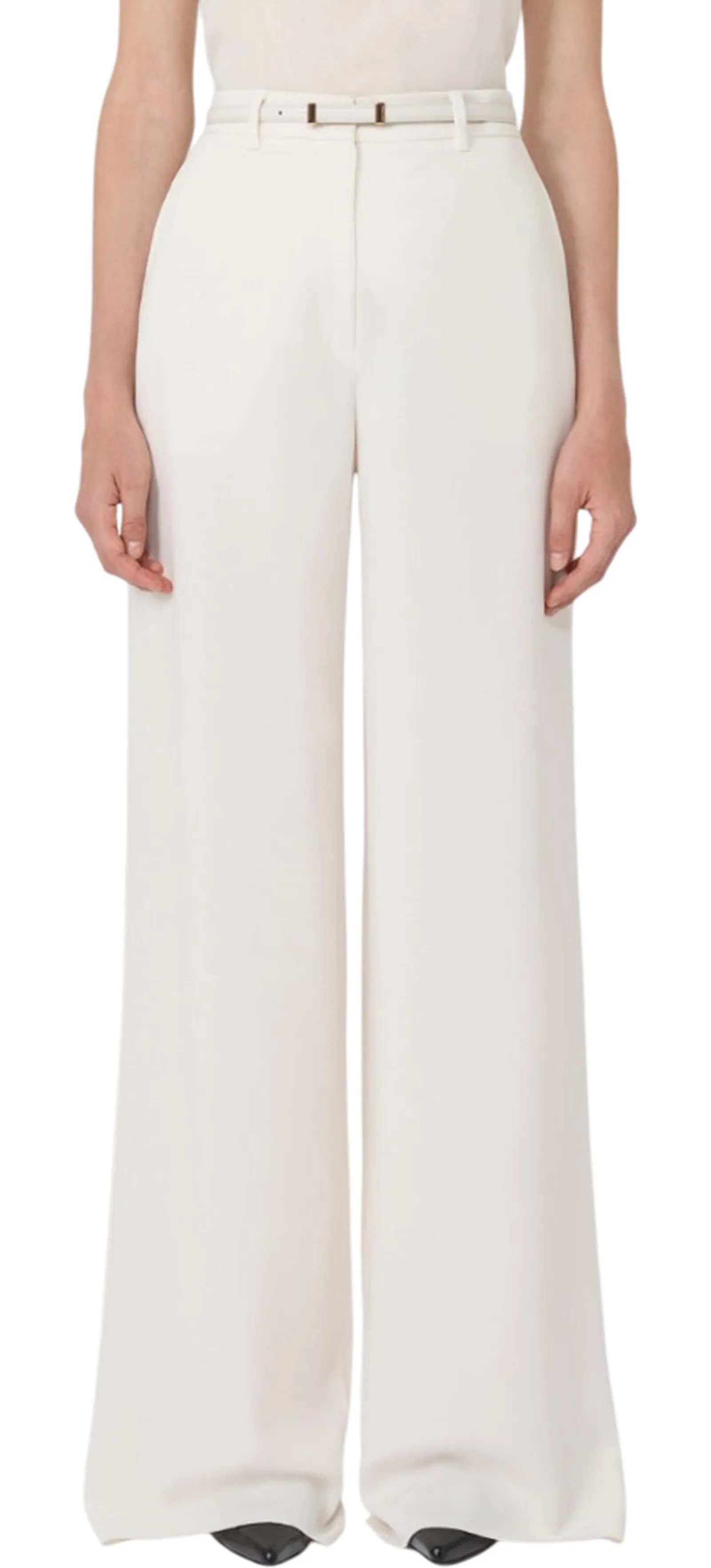 Max Mara Studio Pantalone Jez Bianco 2526136011 163854