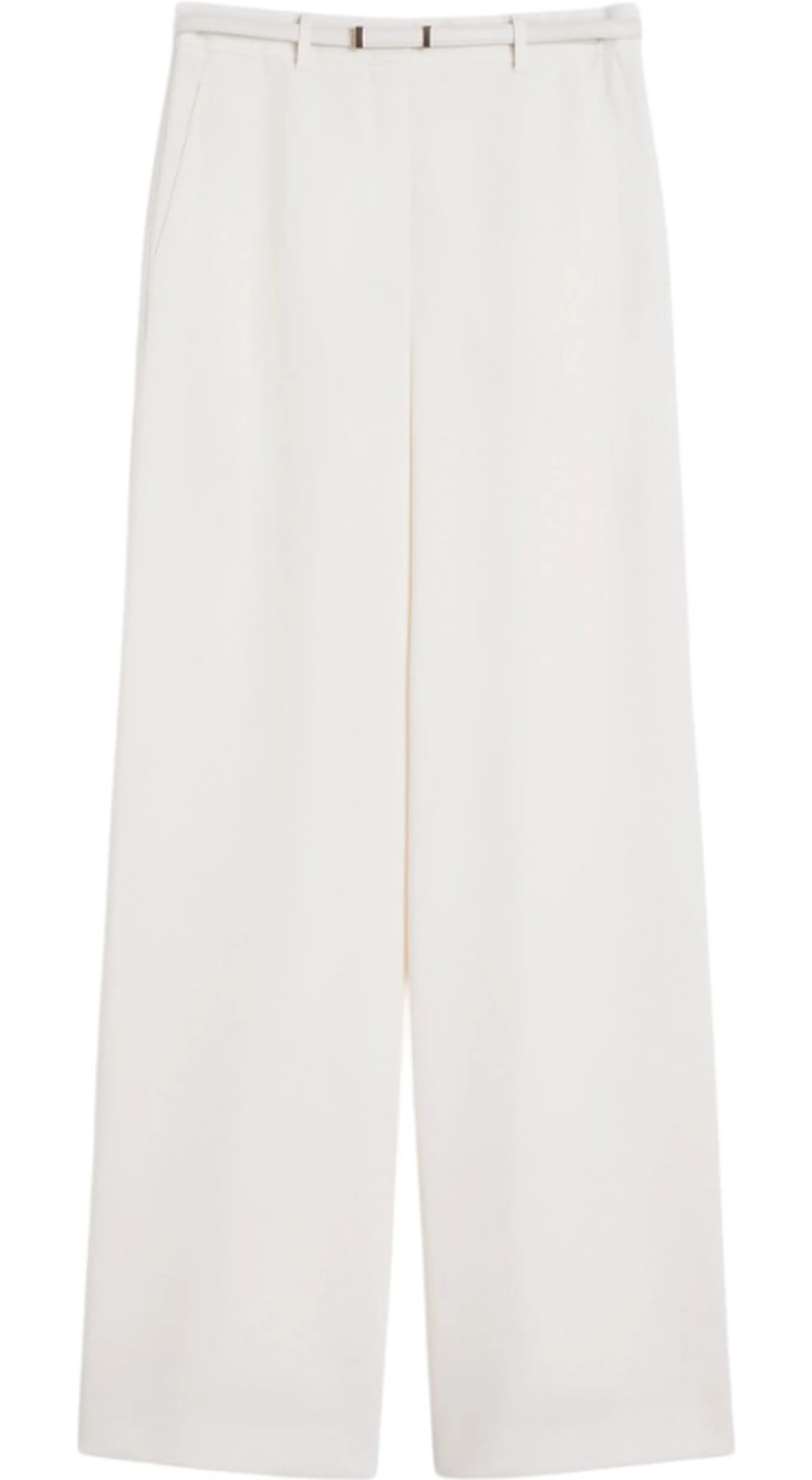 Max Mara Studio B'Jez Trousers ' White 2526136011 163857