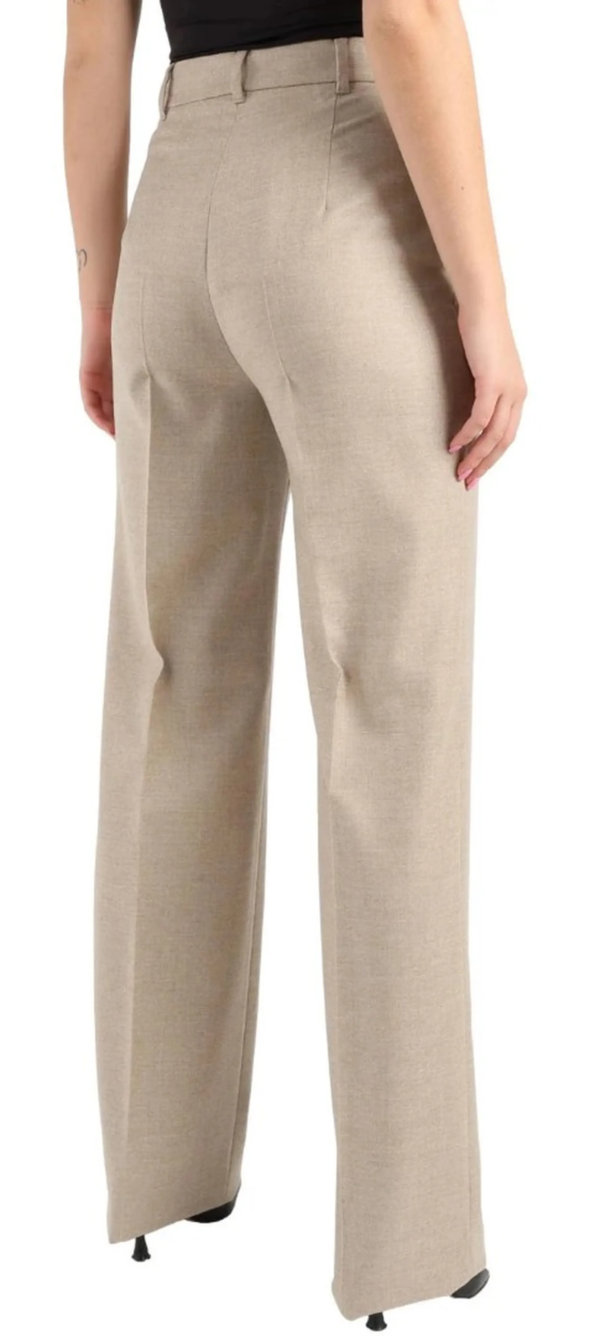 Max Mara Studio B'Lambro Trousers ' Beige 2526136022 166483