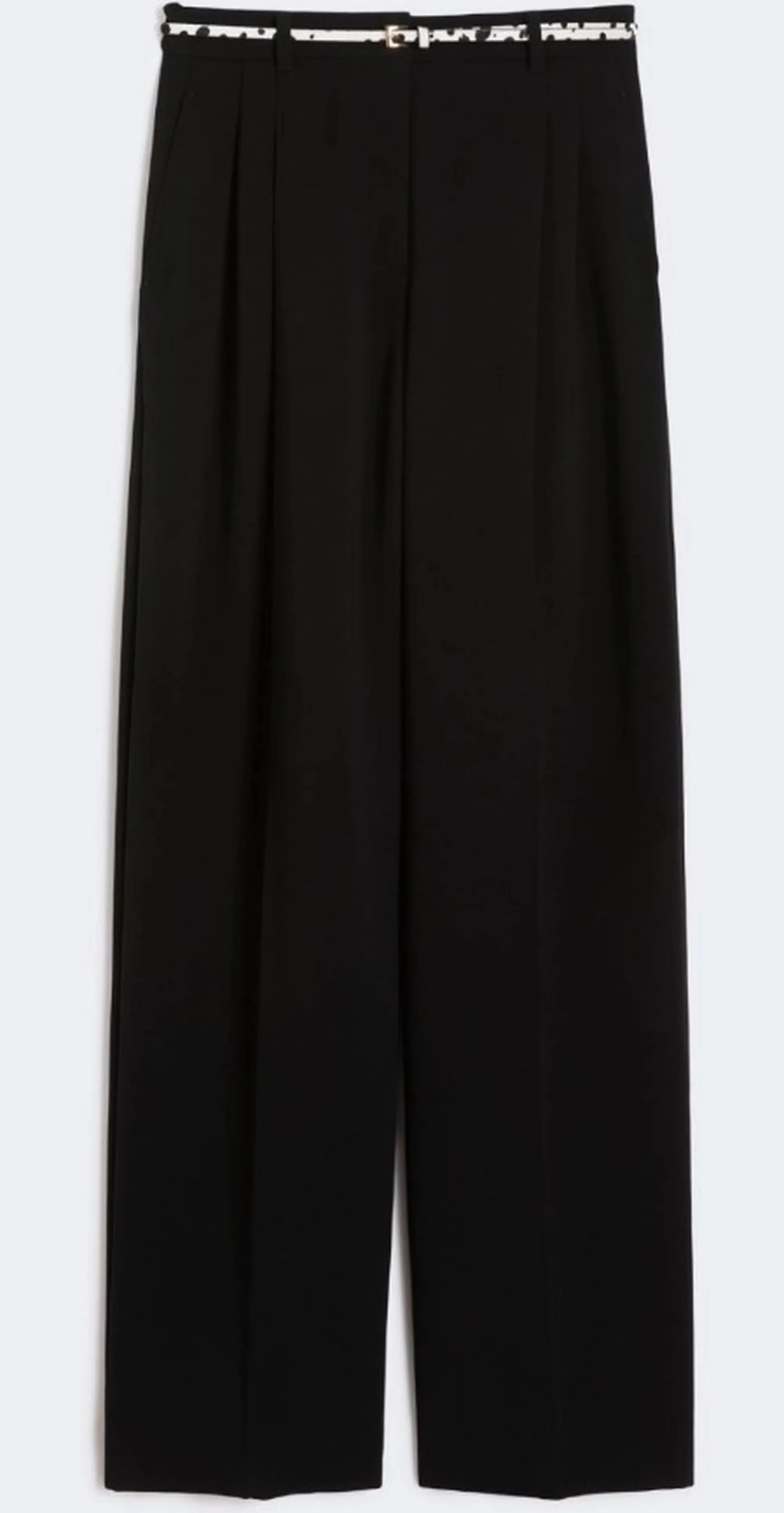 Max Mara Studio Pantalone Mstcorvino Nero 2616131015 174069