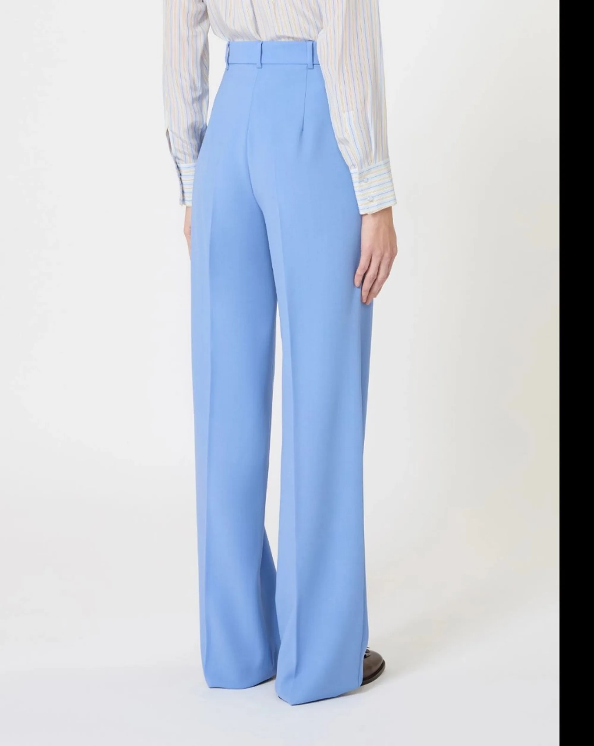Max Mara Studio Pantalone Mstquasar Azzurro 2616131041 174087
