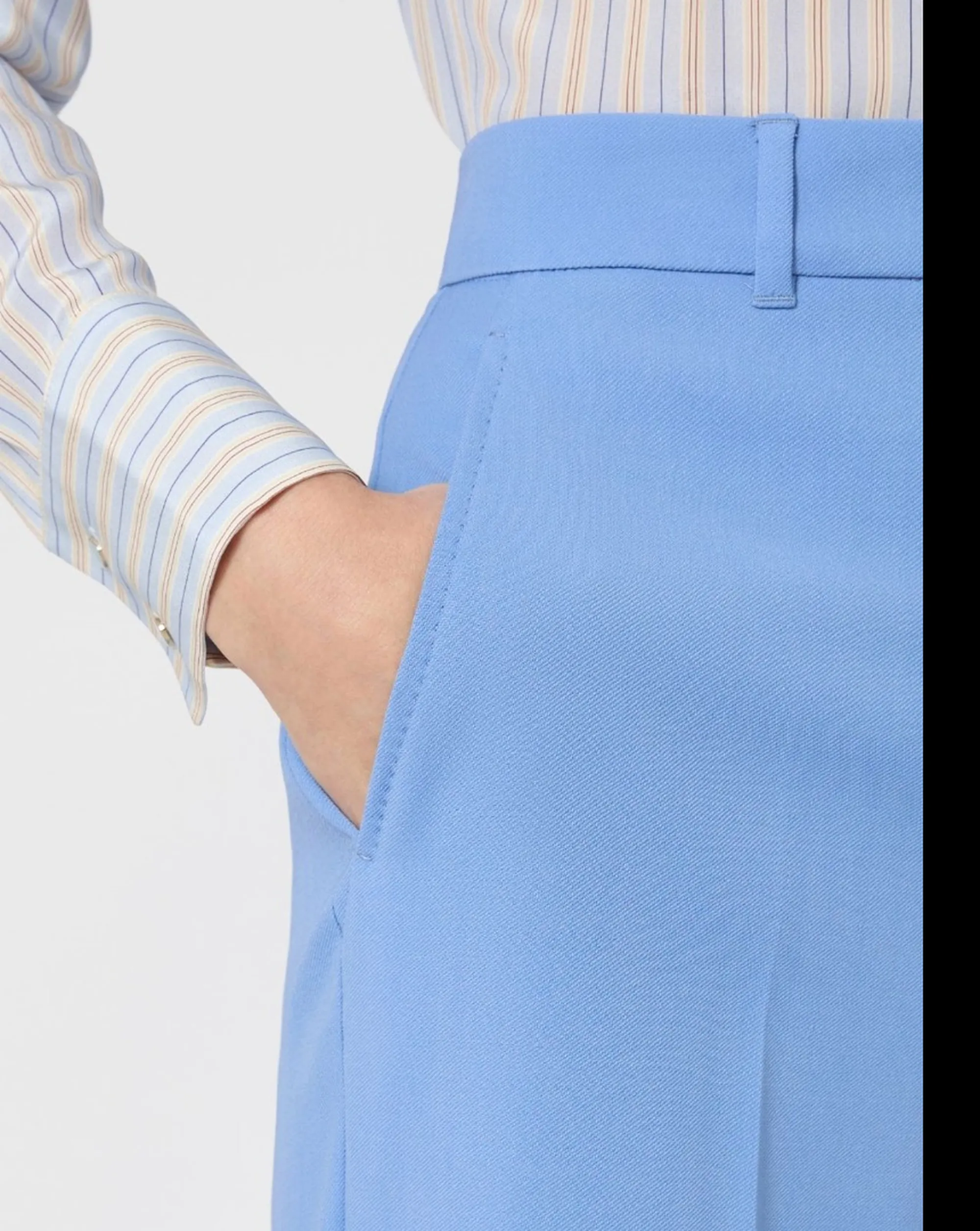 Max Mara Studio Pantalone Mstquasar Azzurro 2616131041 174088