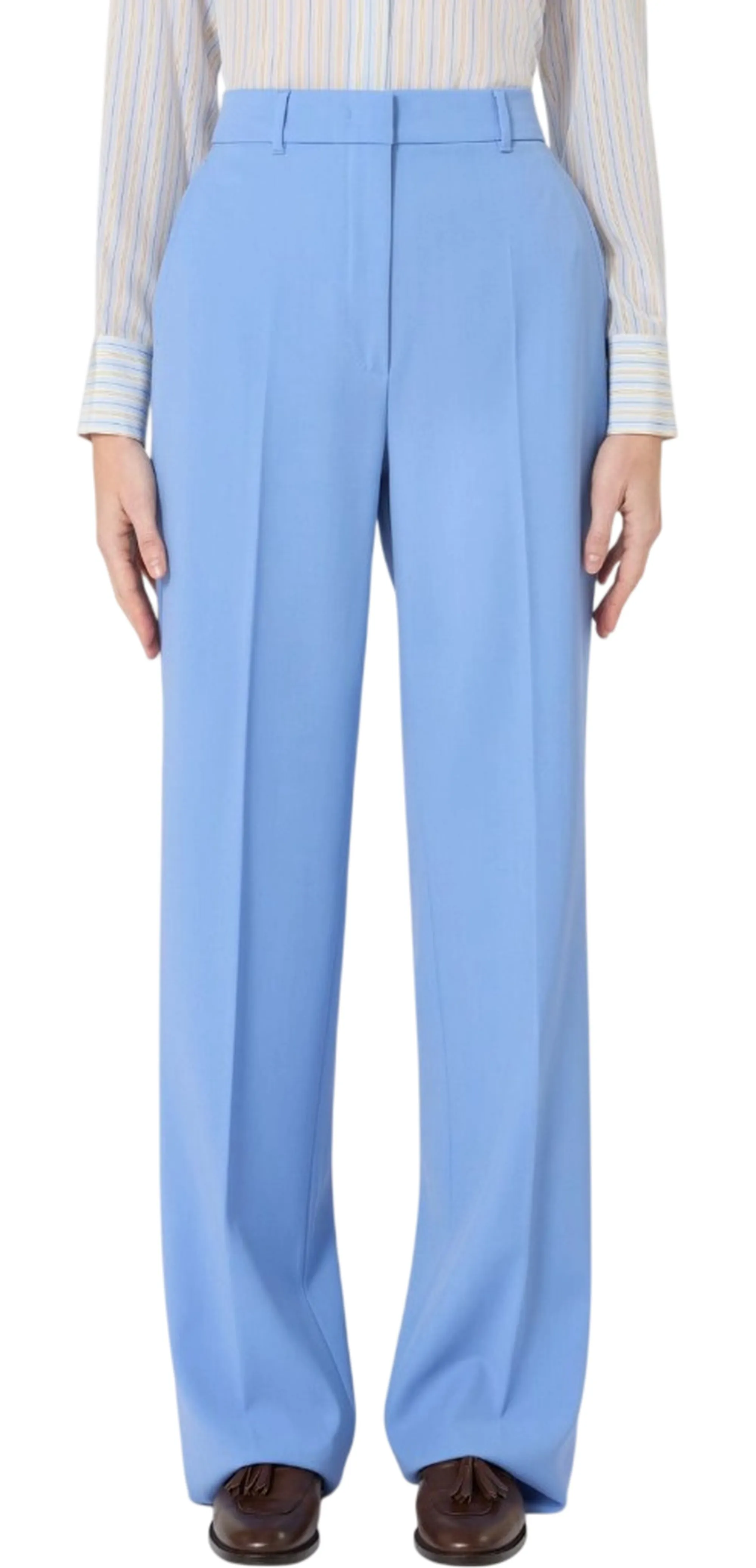 Max Mara Studio B'Mstquasar Pants ' Sky Blue 2616131041 176356