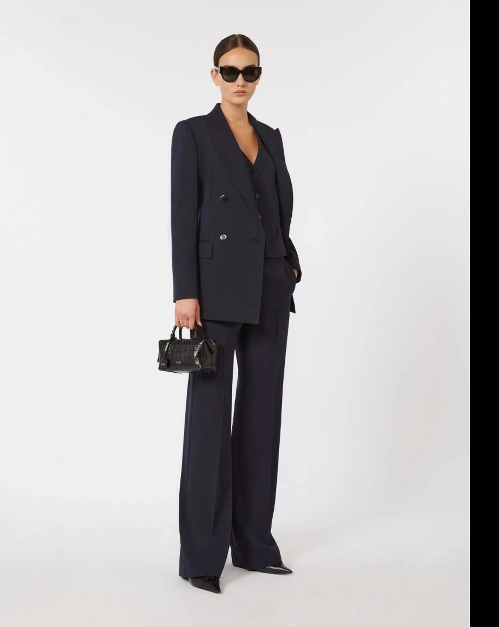 Max Mara Studio Pantalone Mstquasar Blu 2616131041 174070