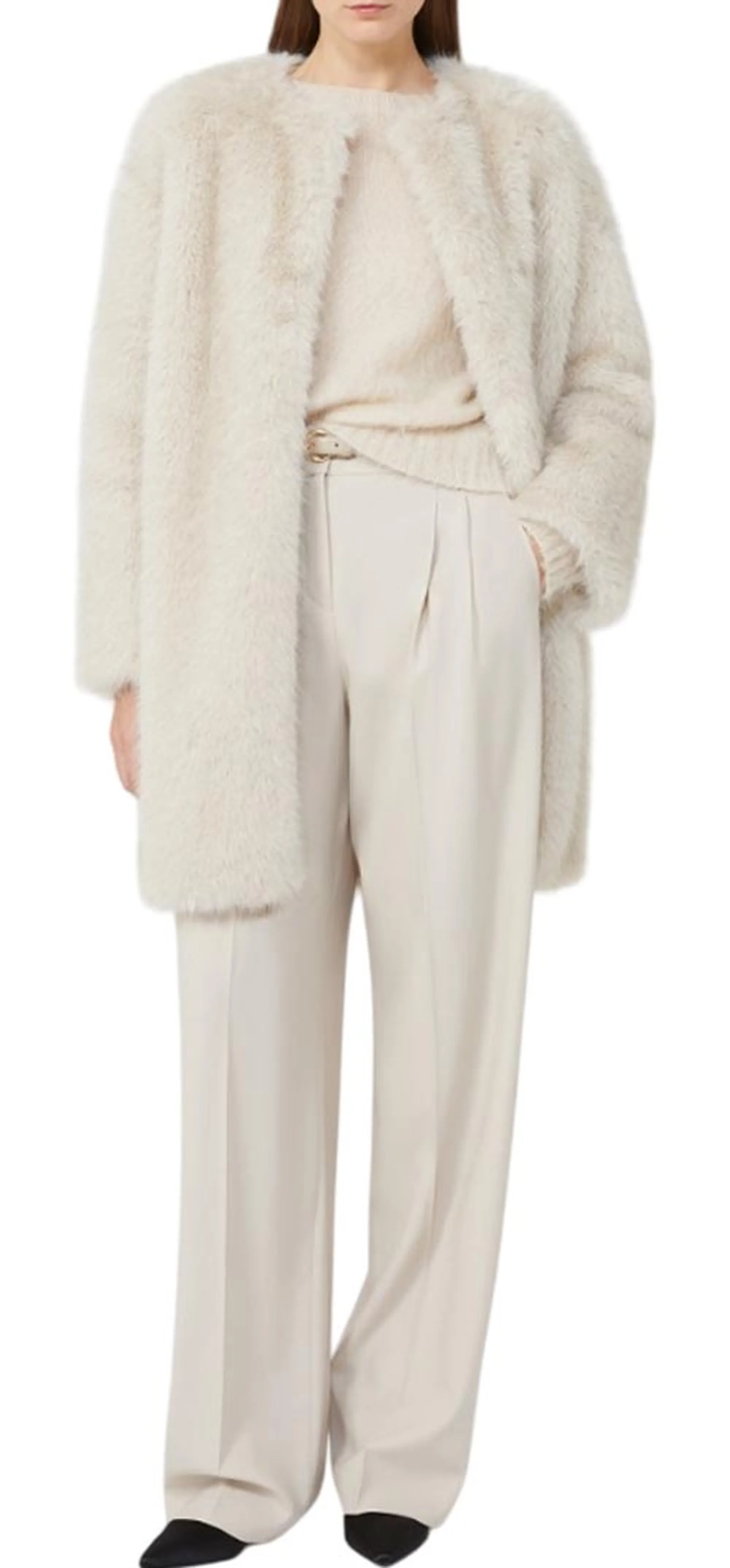 Max Mara Studio B'Eros Fur ' Beige 2526456012 165036