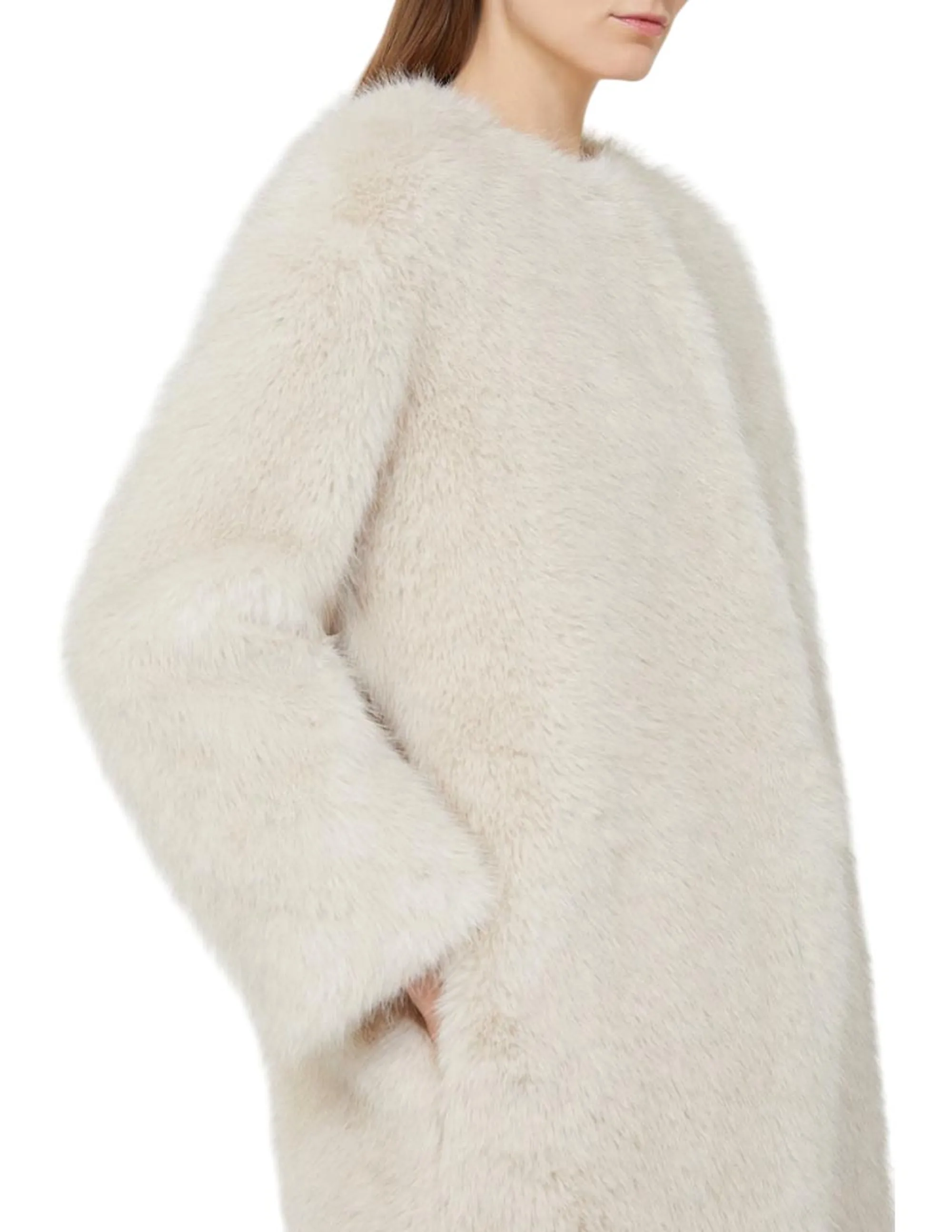 Max Mara Studio B'Eros Fur ' Beige 2526456012 165039