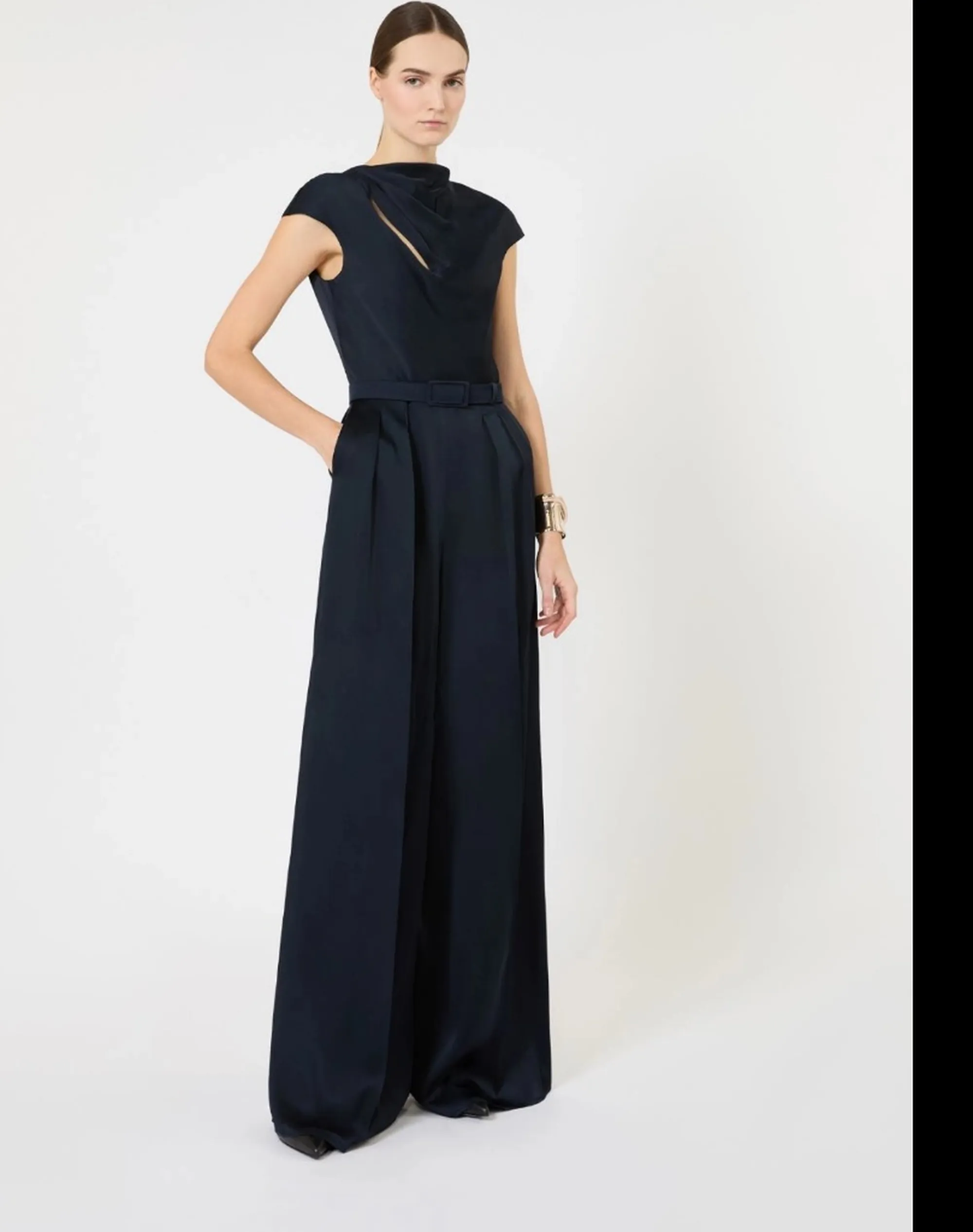 Max Mara Studio Tuta Msevespa Blu 2616241013 174095