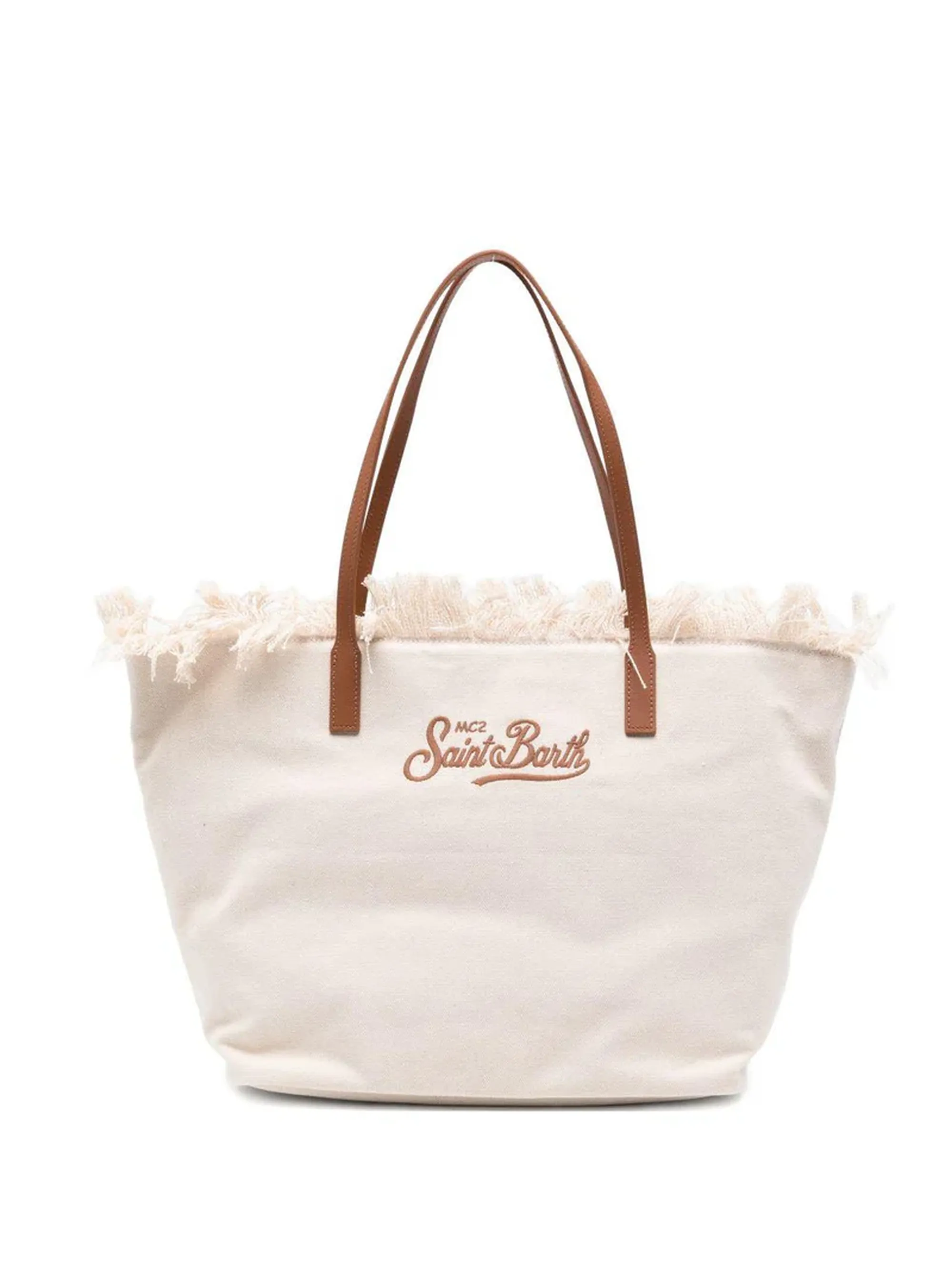 Mc2 Saint Barth B'City Bag With Fringe' White Cbf0001-00302L 179431