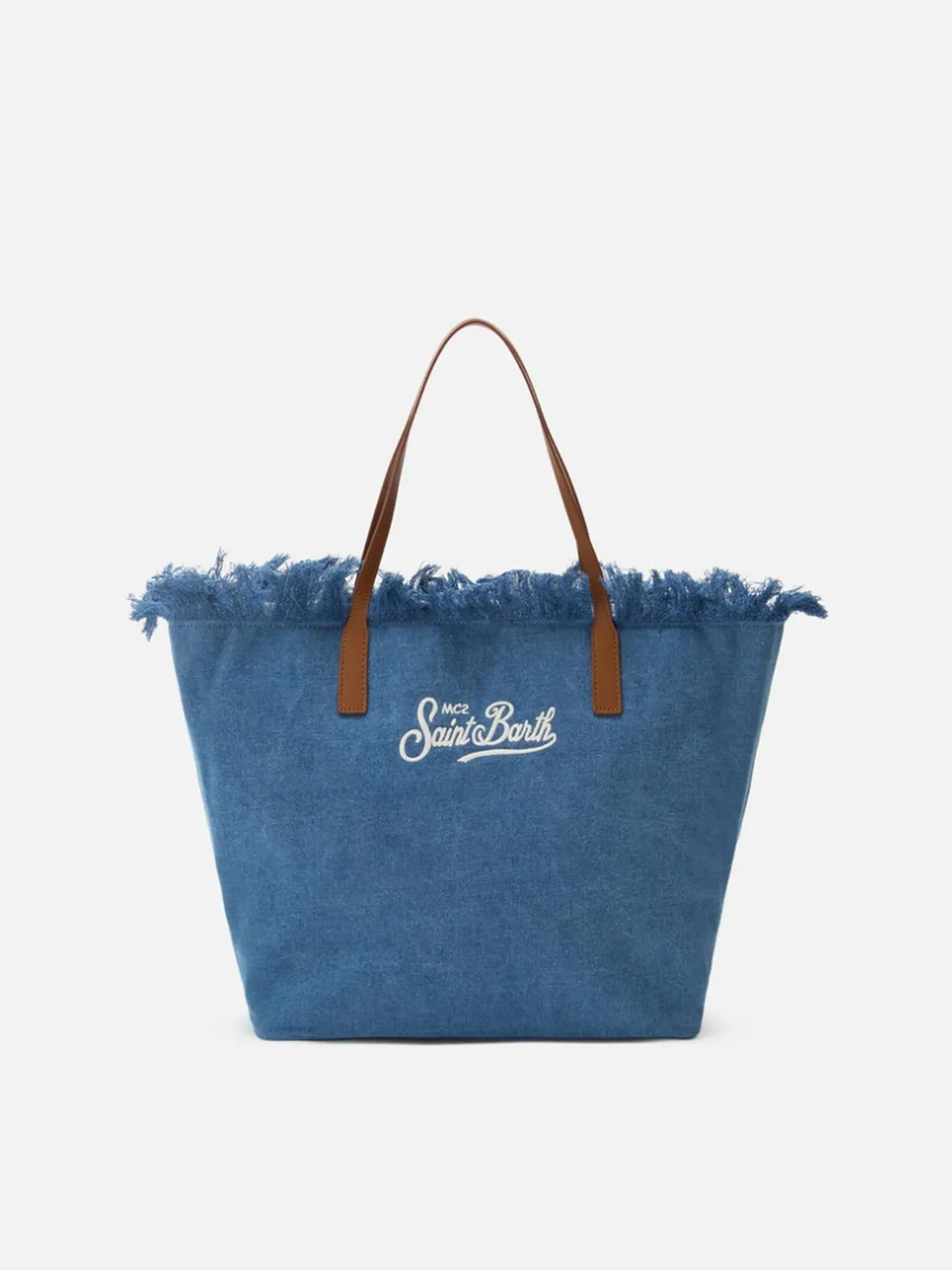 Mc2 Saint Barth Borsa City Frige Denim Cbf0001-00436L 177987