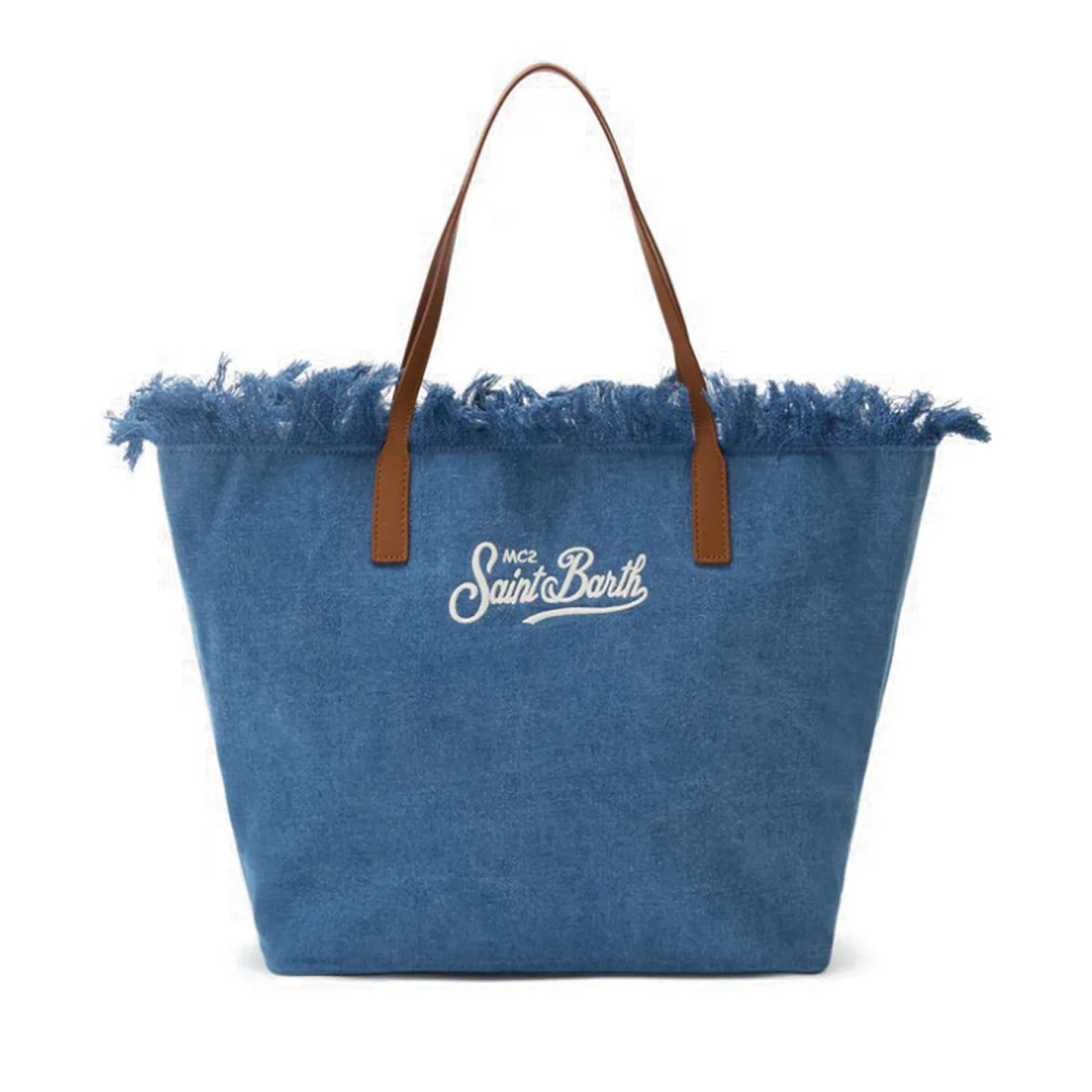 Mc2 Saint Barth Borsa City Frige Denim Cbf0001-00436L 178952